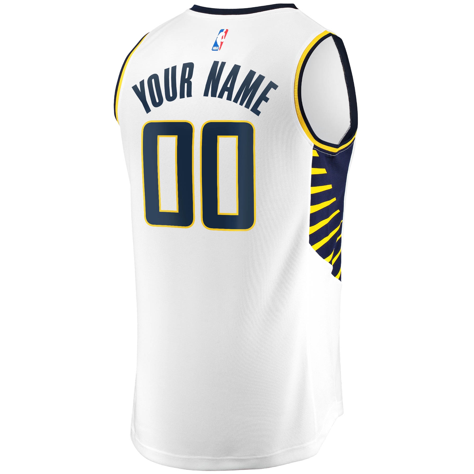 Indiana Pacers Fanatics Youth Fast Break Custom Replica Jersey White – Association Edition Clowdercats