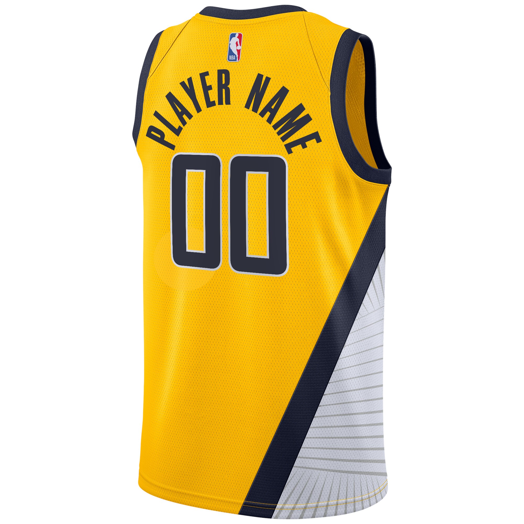 Indiana Pacers Jordan Brand Swingman Custom Jersey – Statement Edition – Gold Clowdercats