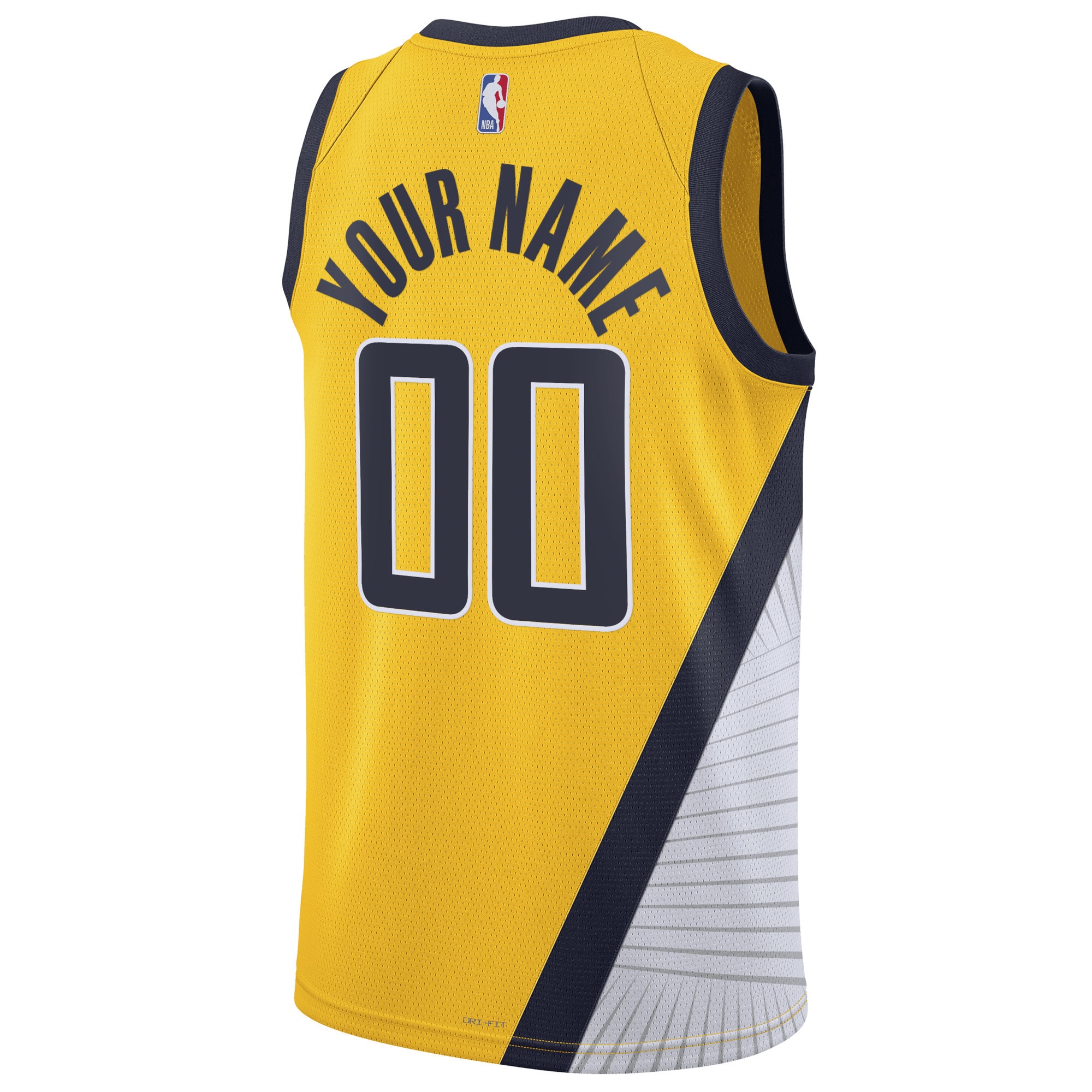 Indiana Pacers Jordan Brand Unisex 2022/23 Swingman Custom Jersey – Statement Edition – Yellow Clowdercats