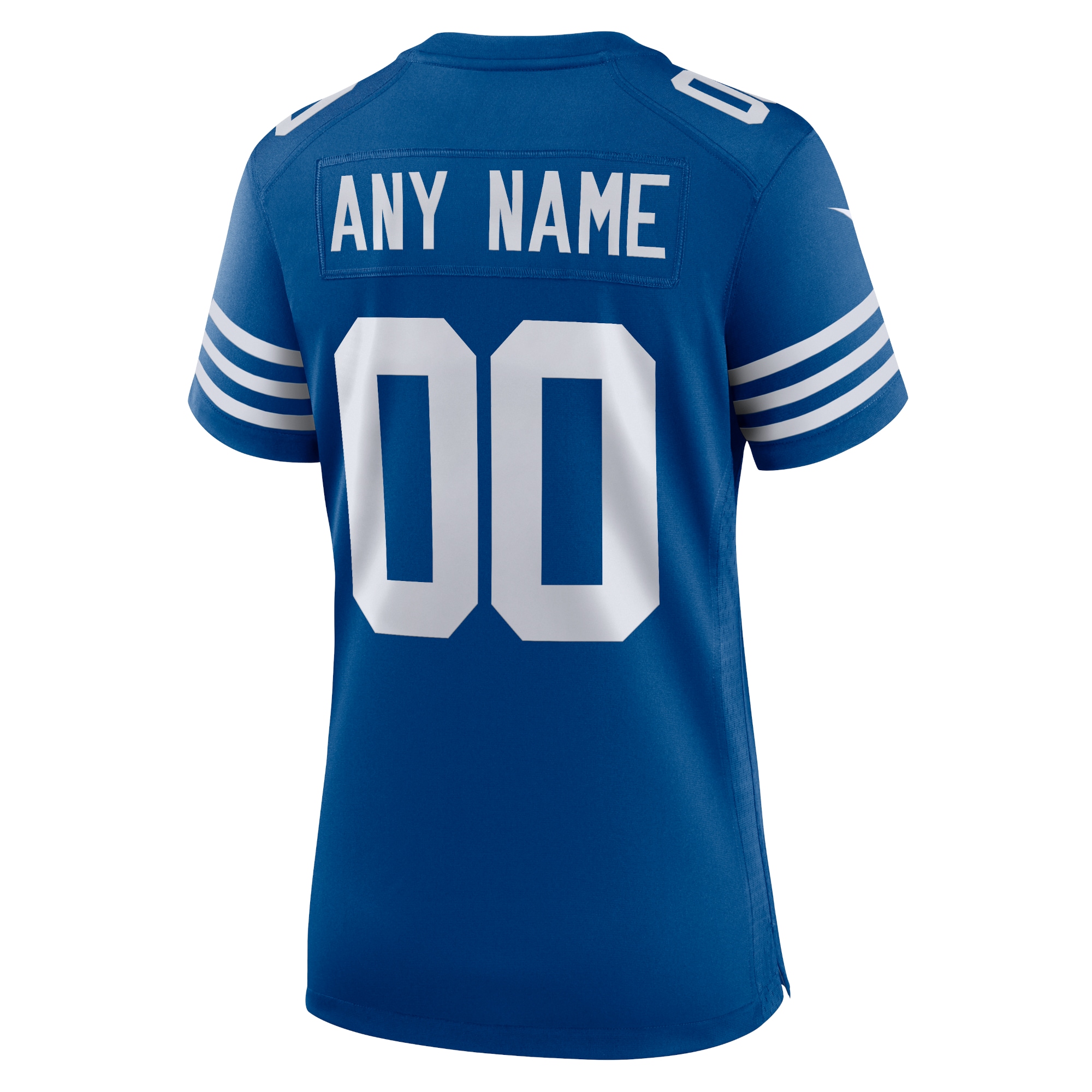 Indianapolis Colts Nike Women’s Alternate Custom Jersey – Royal Clowdercats