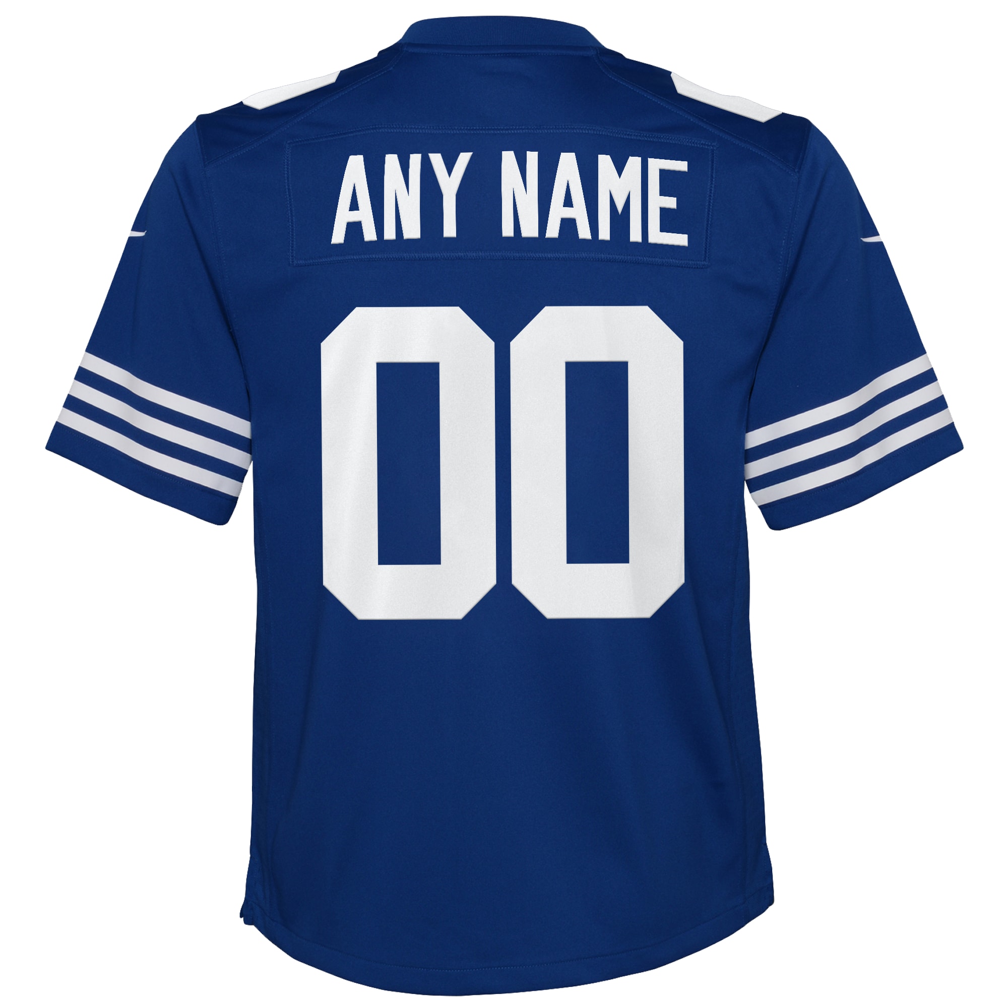 Indianapolis Colts Nike Youth Alternate Custom Game Jersey – Royal Clowdercats