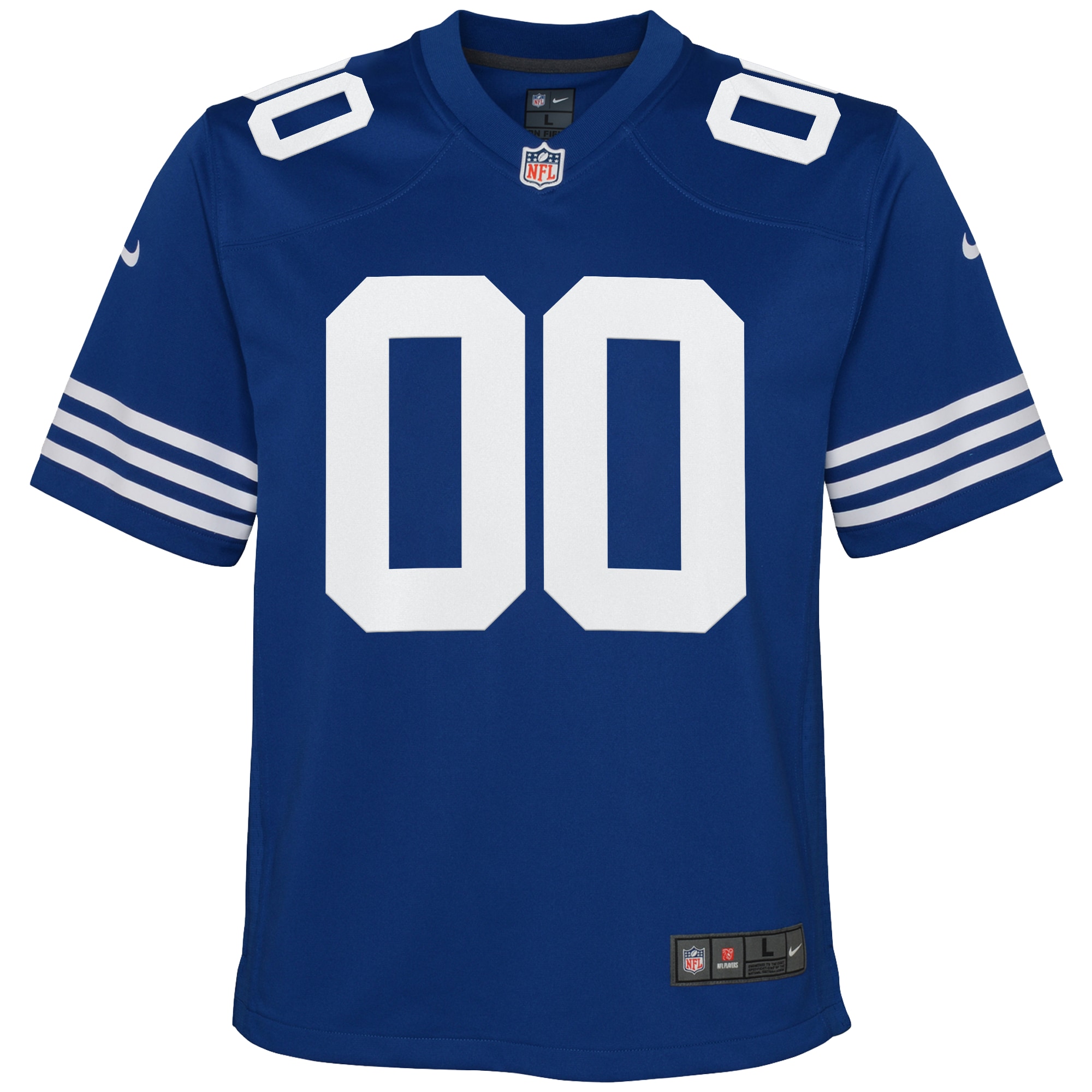 Indianapolis Colts Nike Youth Alternate Custom Game Jersey – Royal Clowdercats