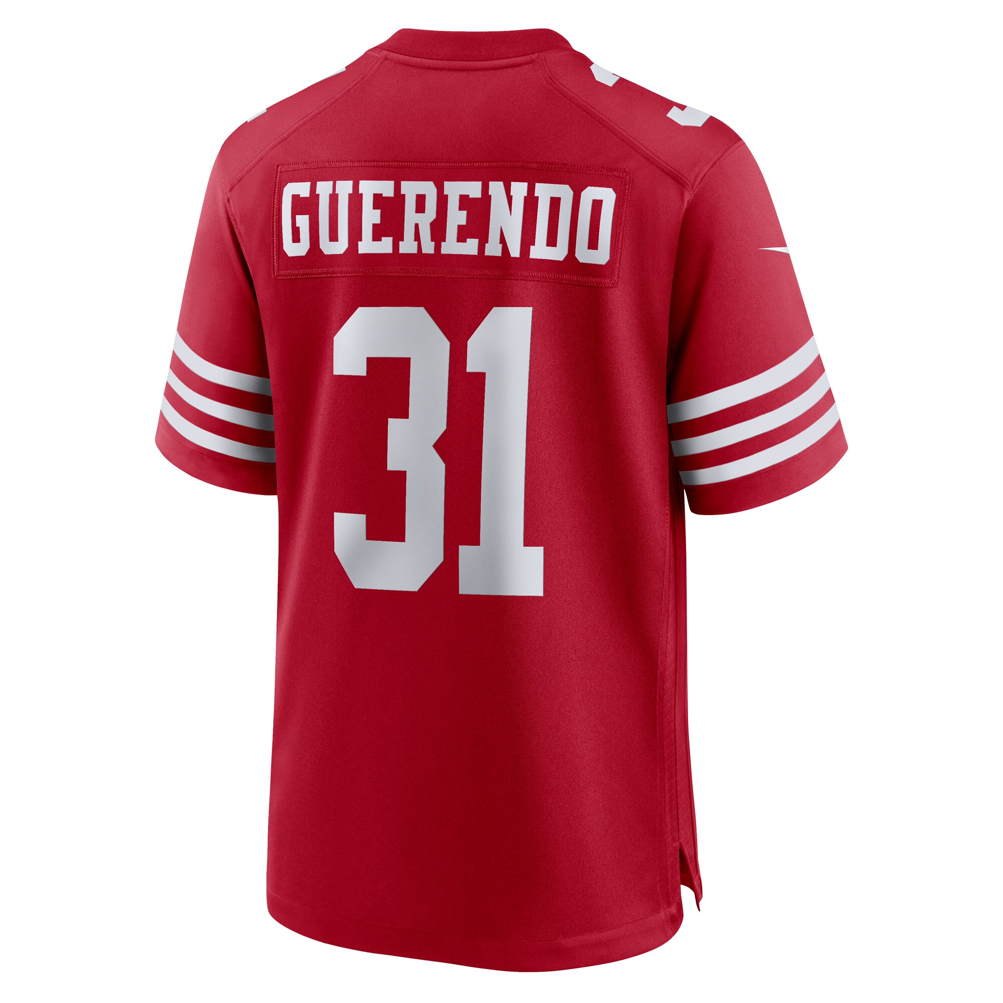 Isaac Guerendo San Francisco 49ers Nike Game Jersey – Scarlet Clowdercats