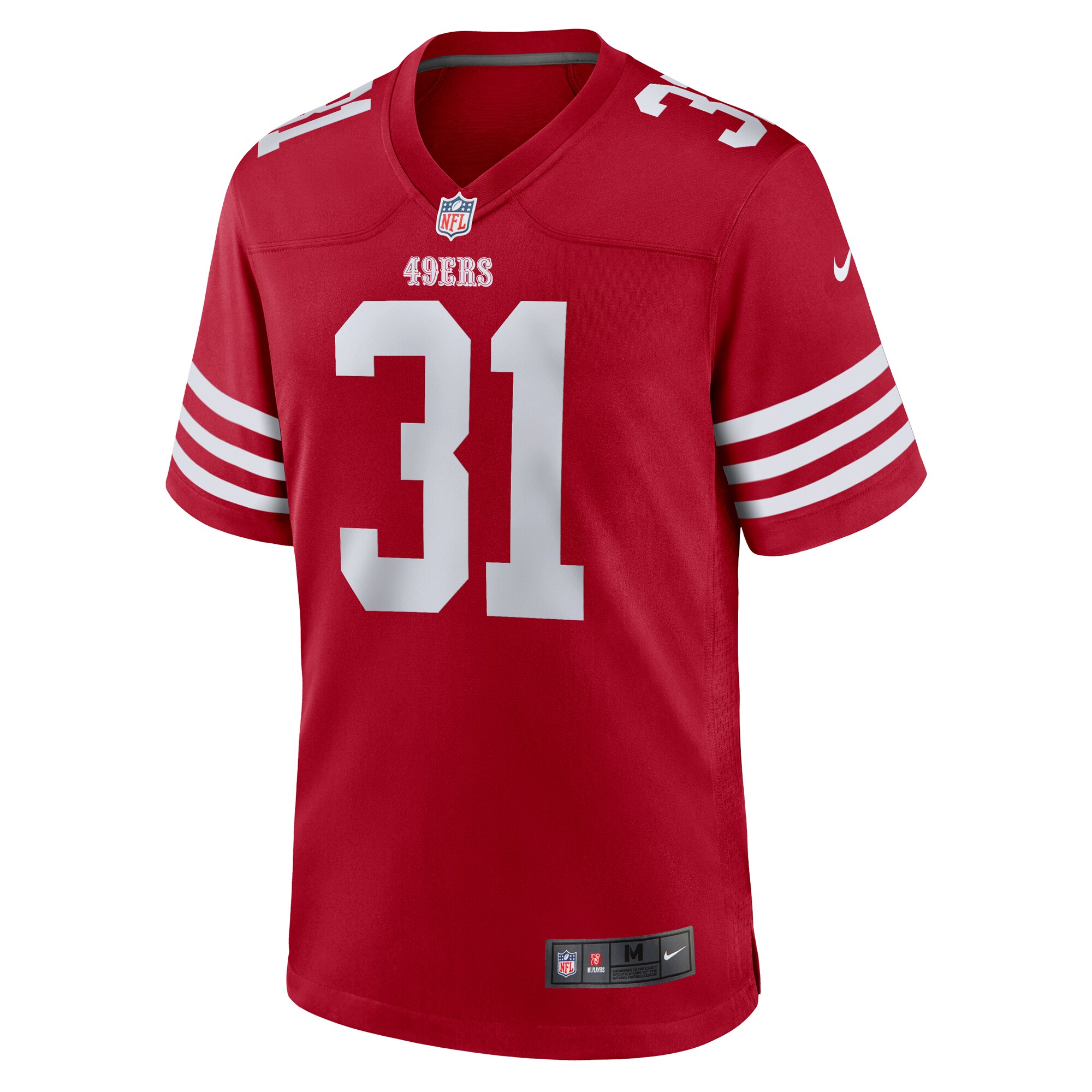 Isaac Guerendo San Francisco 49ers Nike Game Jersey – Scarlet Clowdercats