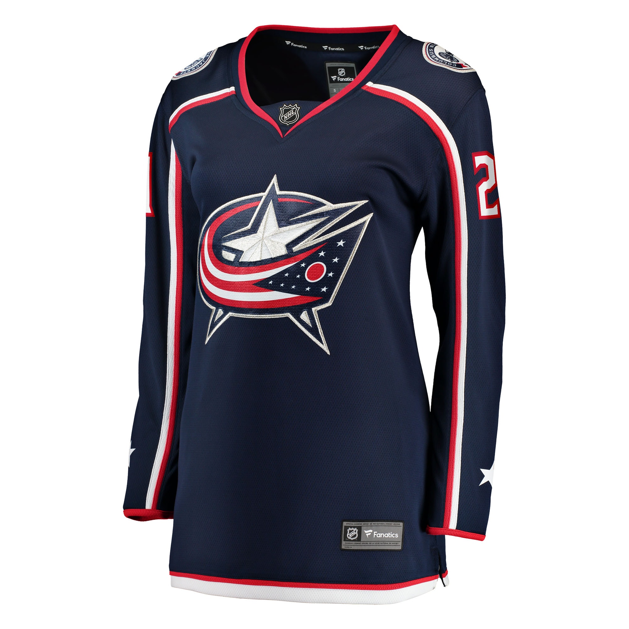 Isac Lundestrom Columbus Blue Jackets Fanatics Women’s Home Breakaway Jersey – Navy Clowdercats