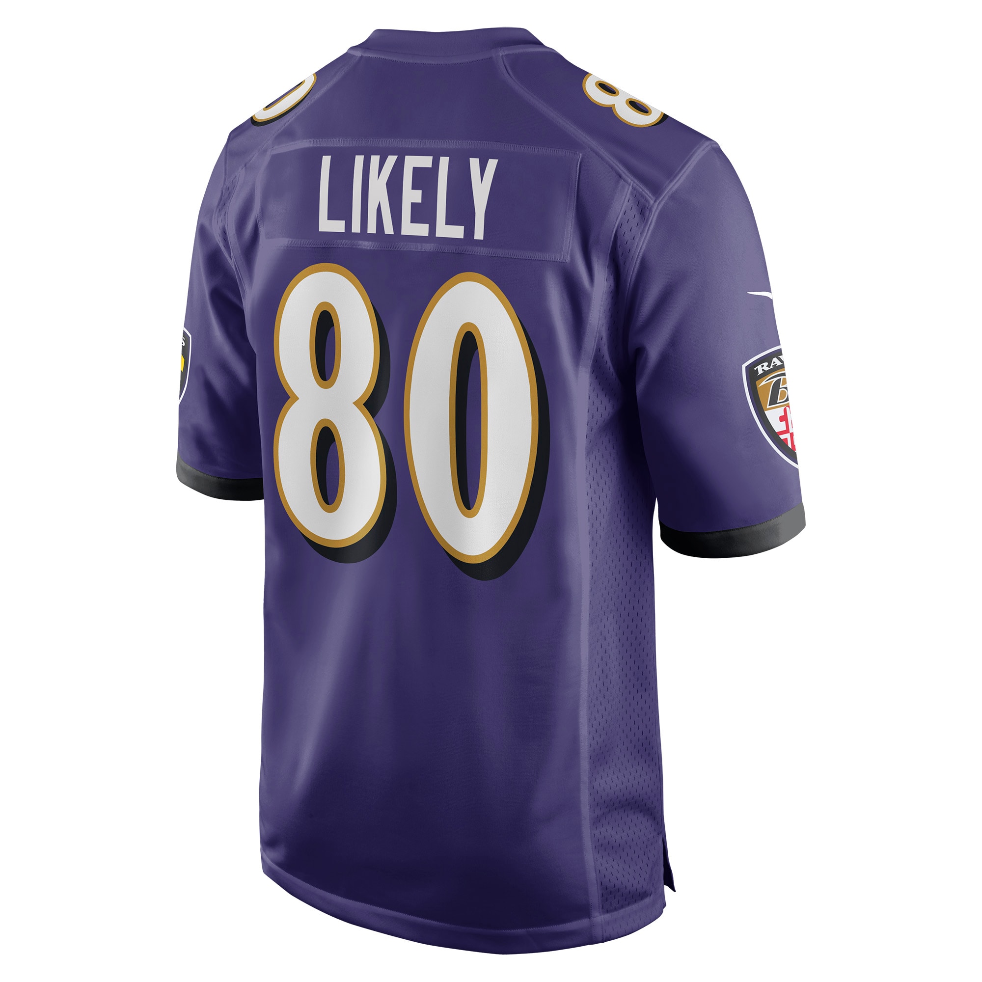 Isaiah Likely Baltimore Ravens Nike Player Game Jersey – Purple Clowdercats
