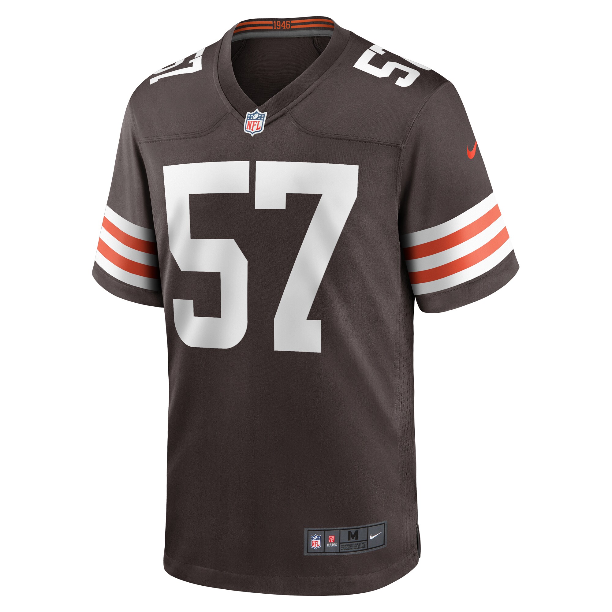 Isaiah McGuire Cleveland Browns Nike Team Game Jersey – Brown Clowdercats