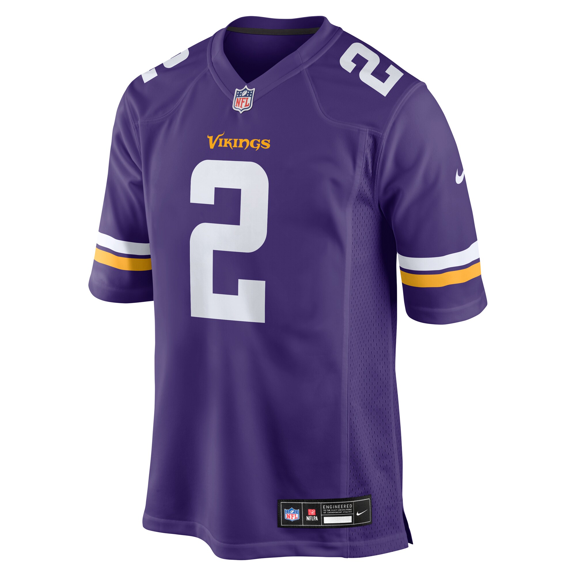 Isaiah Rodgers Minnesota Vikings Nike Team Game Jersey – Purple Clowdercats