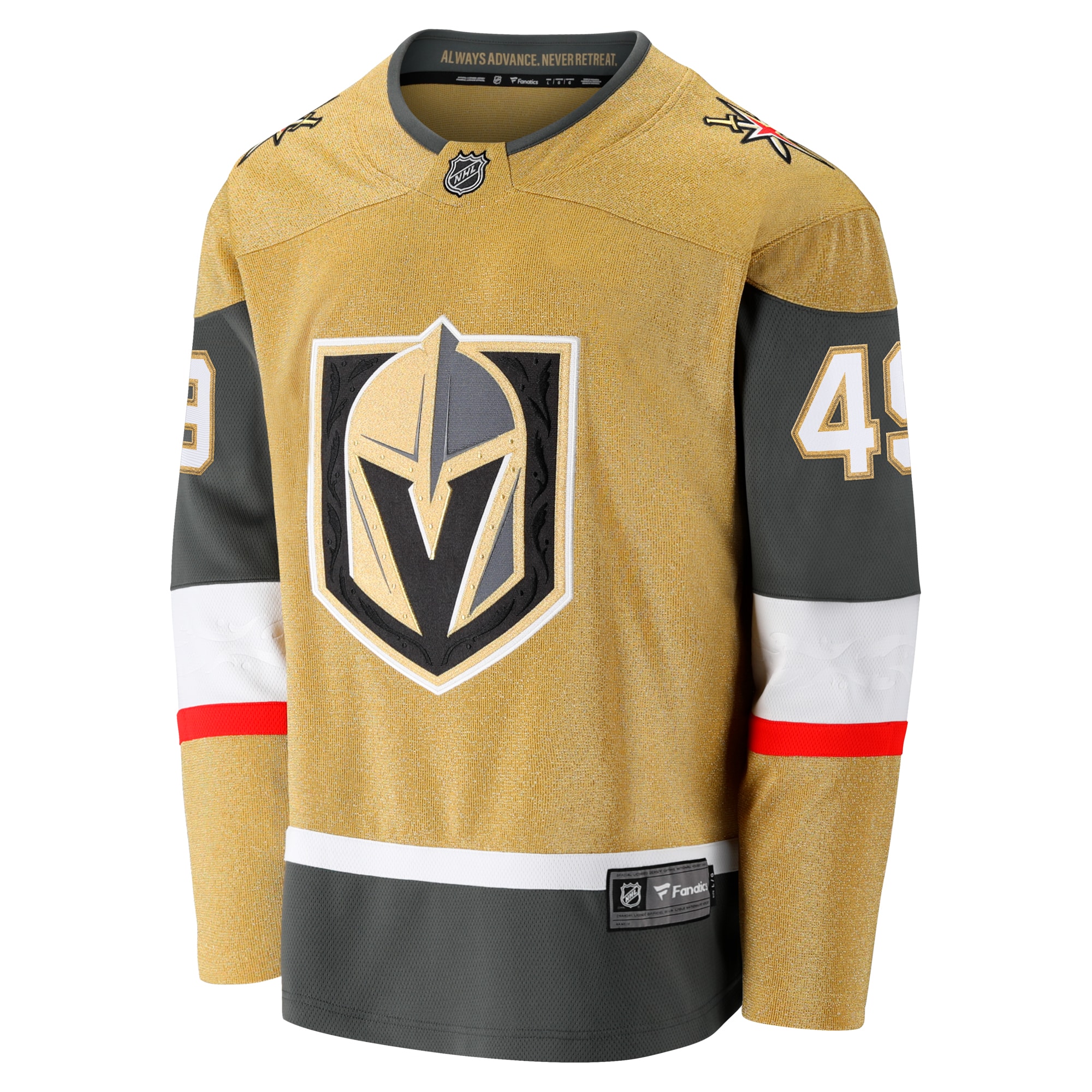 Ivan Barbashev Vegas Golden Knights Fanatics Home Breakaway Jersey – Gold Clowdercats