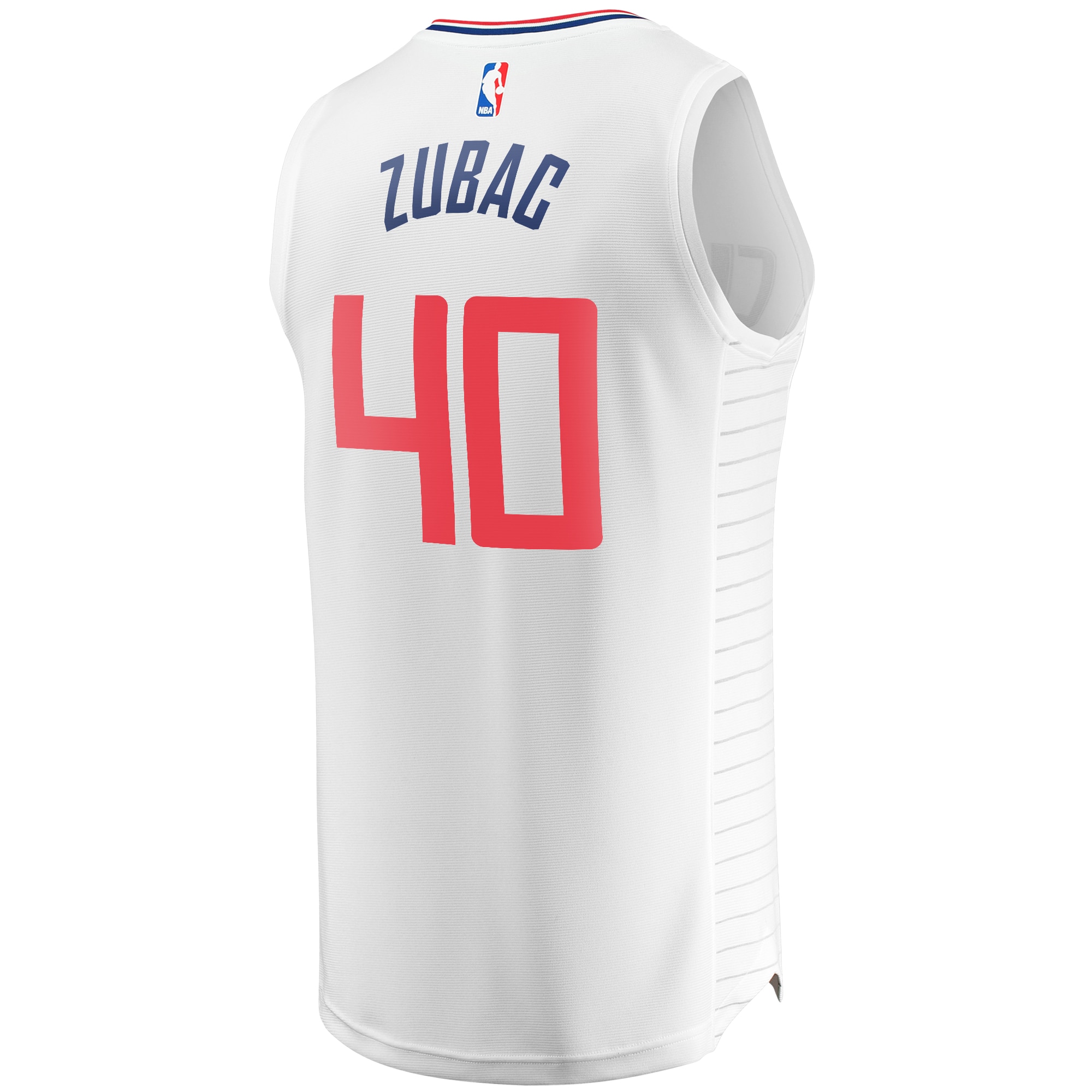 Ivica Zubac LA Clippers Fanatics Fast Break Player Jersey – Association Edition – White Clowdercats