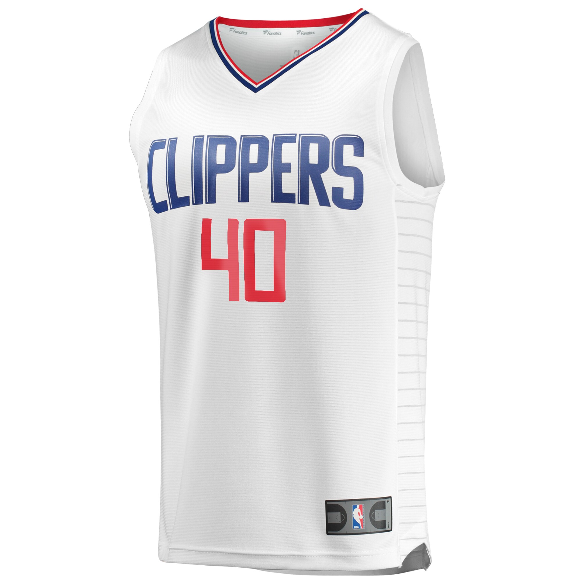 Ivica Zubac LA Clippers Fanatics Fast Break Player Jersey – Association Edition – White Clowdercats