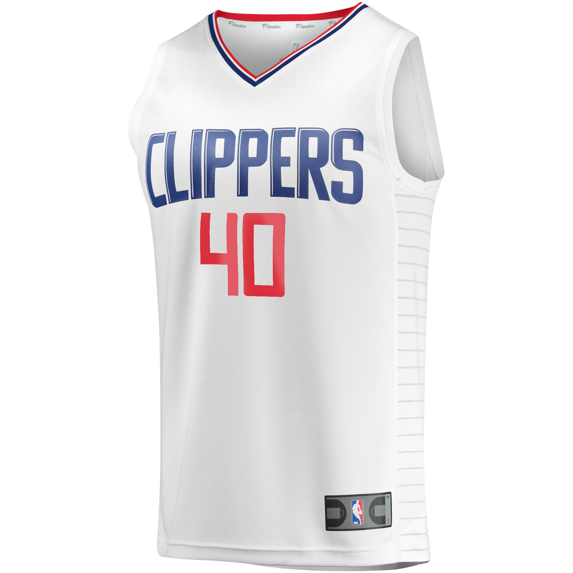 Ivica Zubac LA Clippers Fanatics Youth Fast Break Player Jersey – Association Edition – White Clowdercats