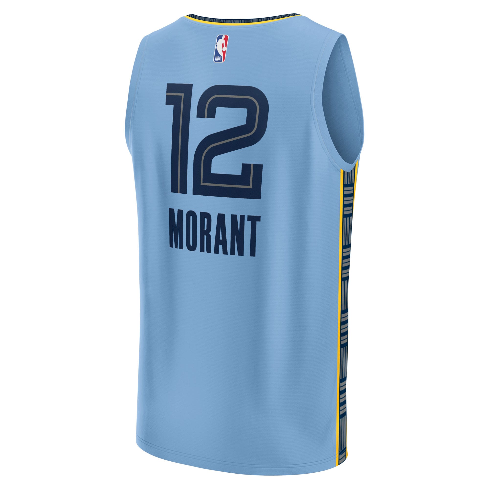 Ja Morant Memphis Grizzlies Fanatics Fast Break Replica Player Jersey – Statement Edition – Light Blue Clowdercats