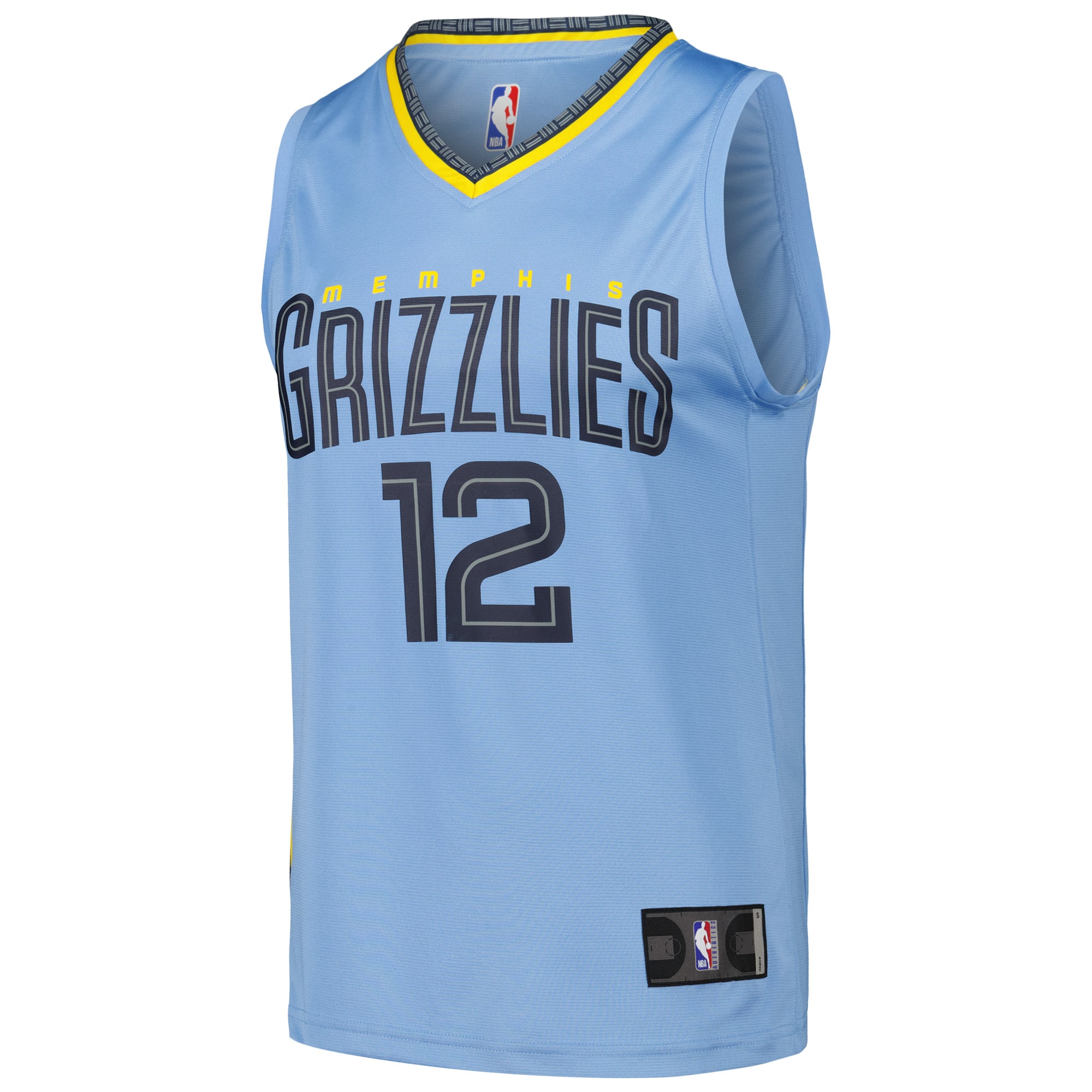 Ja Morant Memphis Grizzlies Fanatics Fast Break Replica Player Jersey – Statement Edition – Light Blue Clowdercats