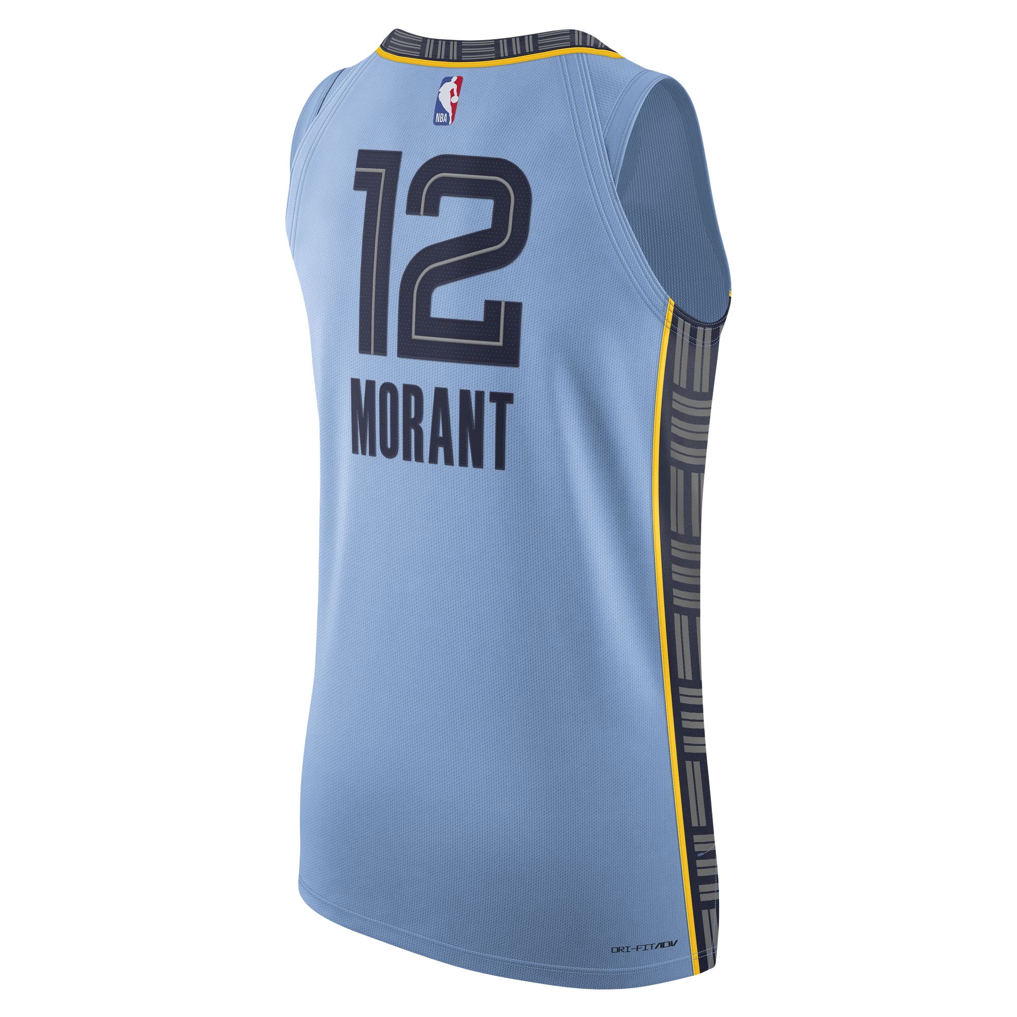 Ja Morant Memphis Grizzlies Jordan Brand Authentic Player Jersey – Statement Edition – Light Blue Clowdercats