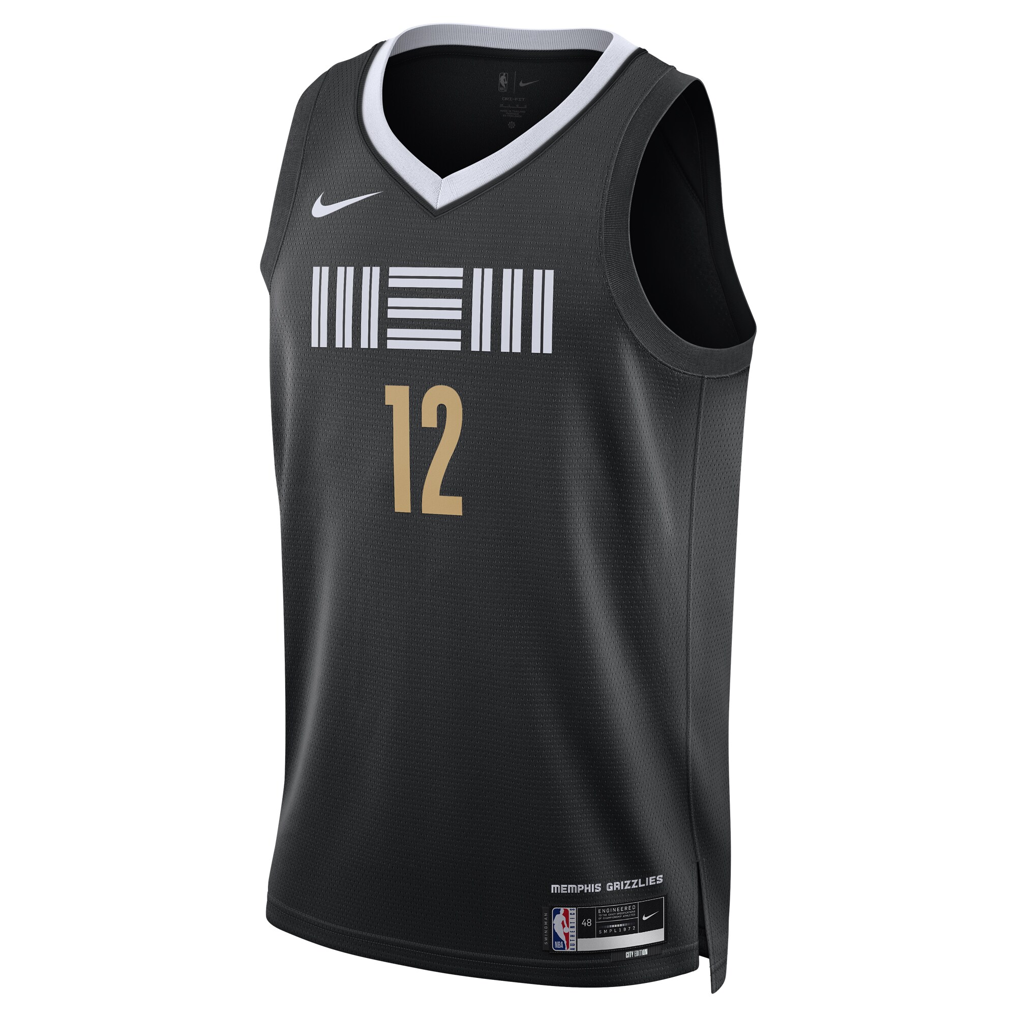 Ja Morant Memphis Grizzlies Nike Unisex 2023/24 Swingman Jersey – Black – City Edition Clowdercats