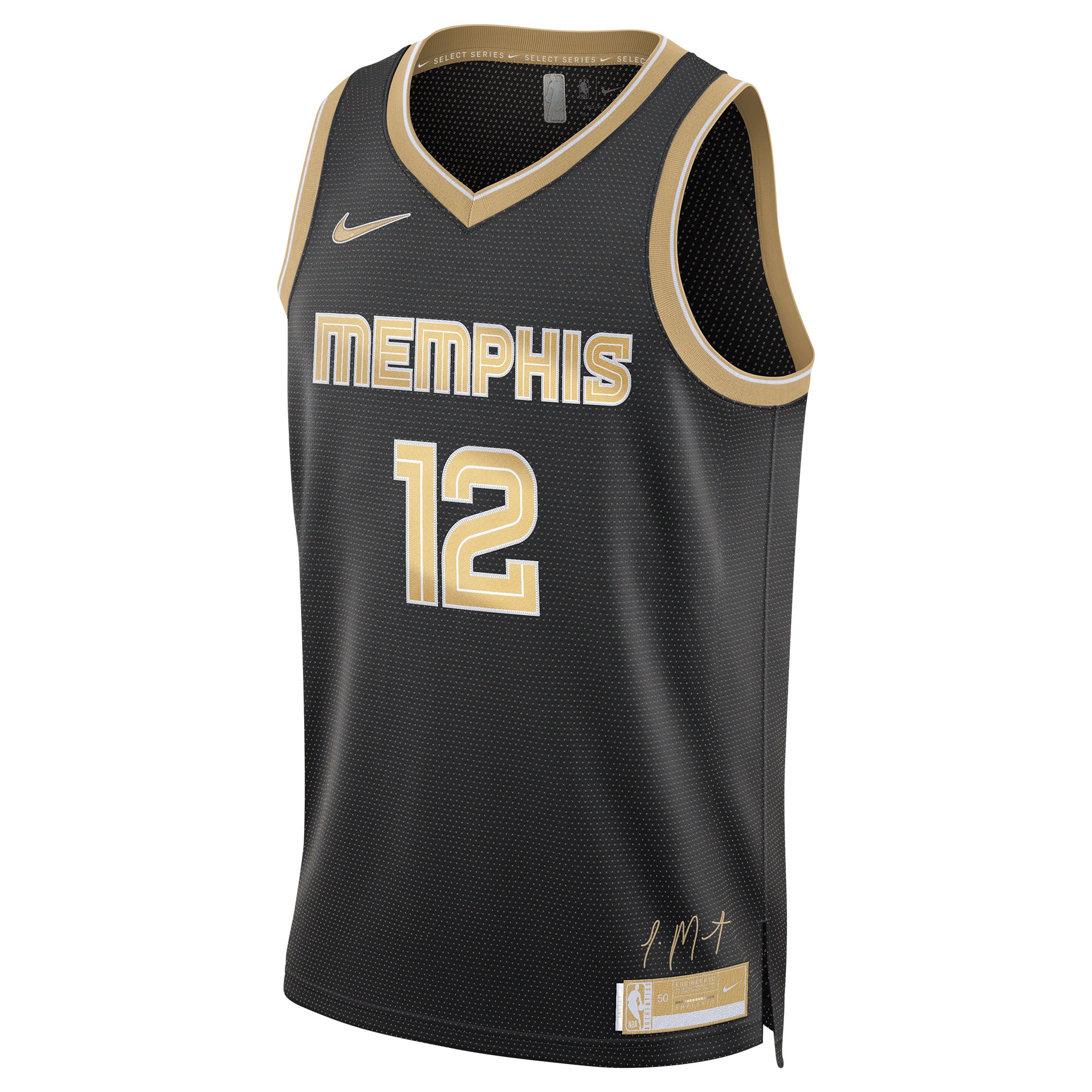 Ja Morant Memphis Grizzlies Nike Unisex Select Series Swingman Jersey – Black Clowdercats