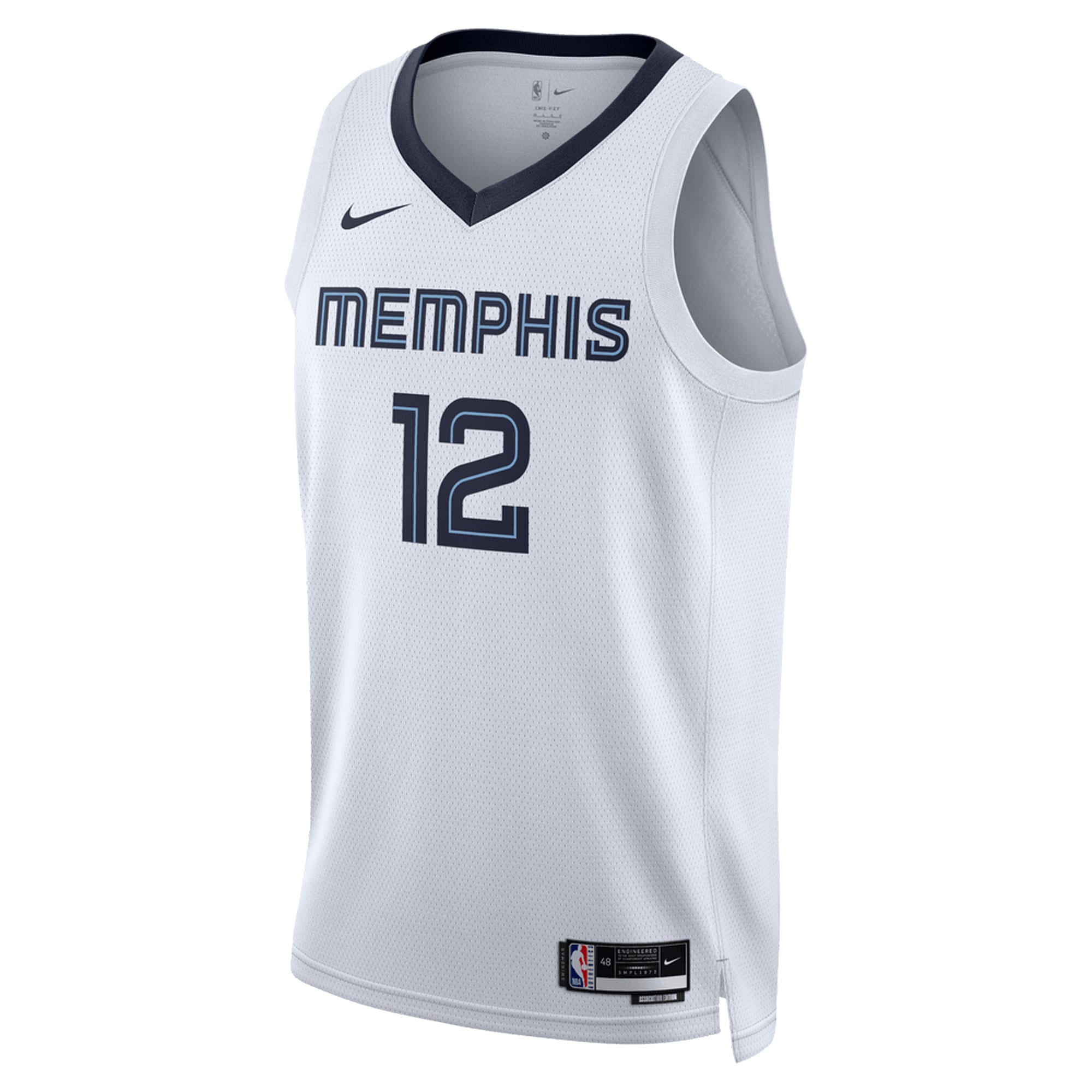 Ja Morant Memphis Grizzlies Nike Unisex Swingman Jersey – Association Edition – White Clowdercats