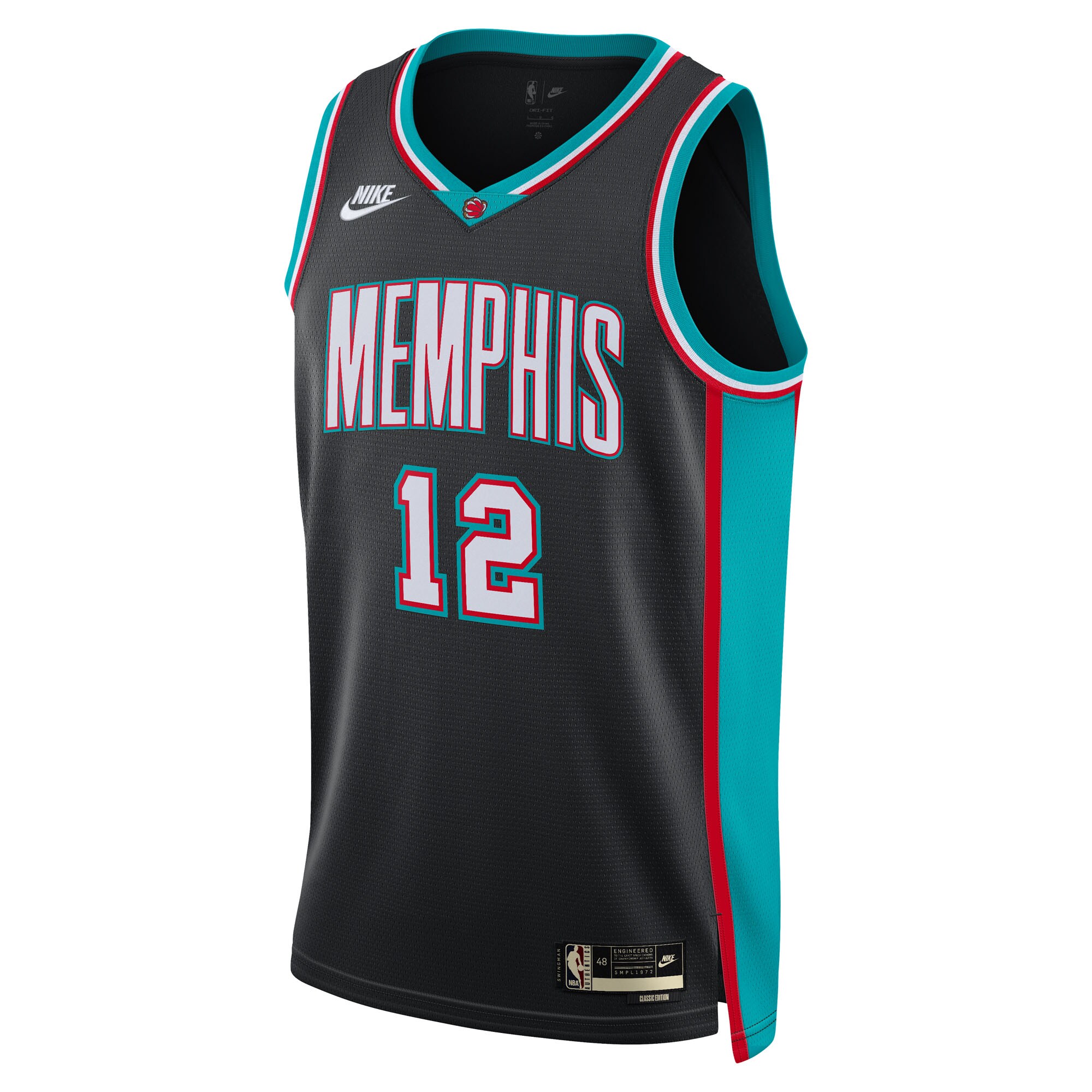 Ja Morant Memphis Grizzlies Nike Unisex Swingman Jersey – Classic Edition – Black Clowdercats