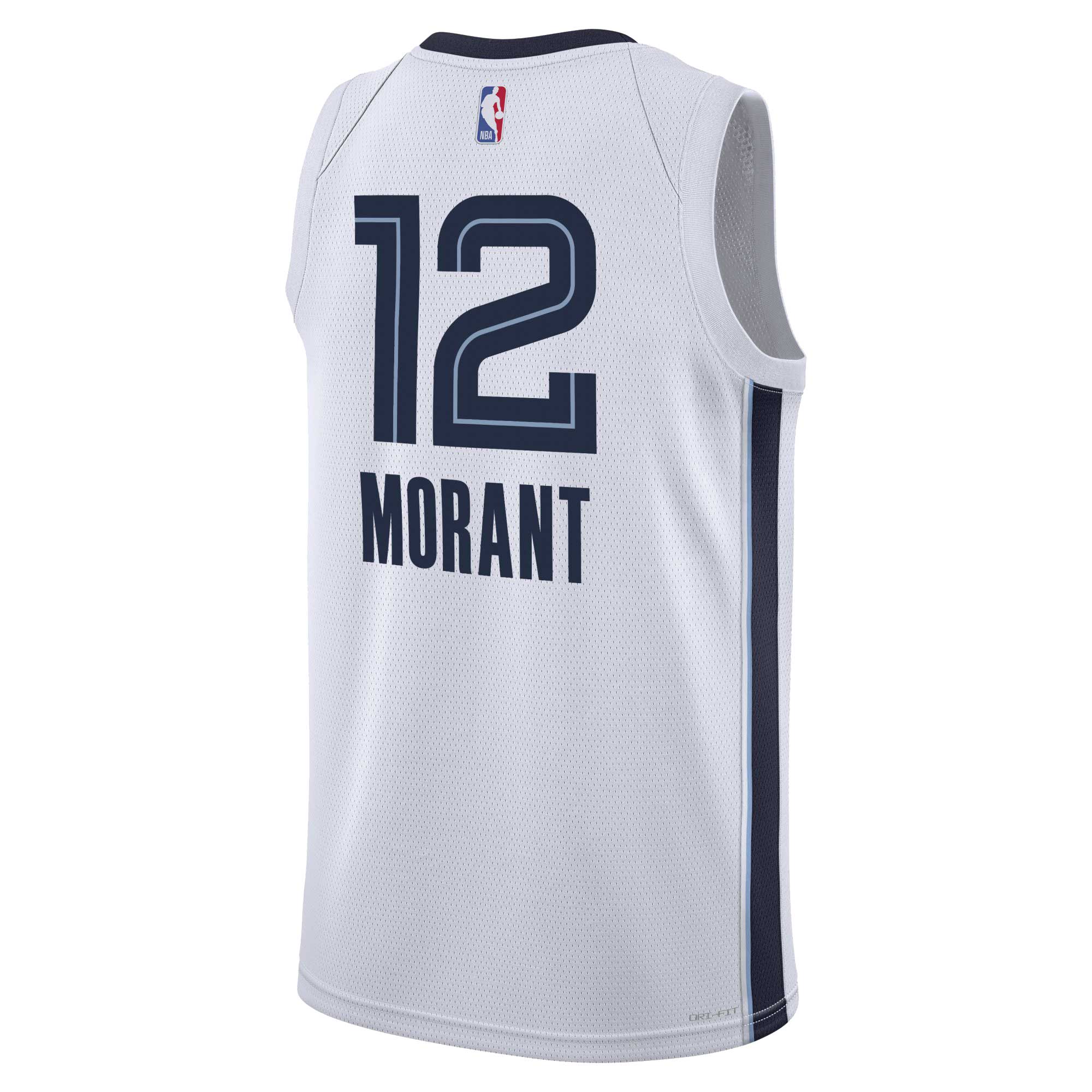 Ja Morant Memphis Grizzlies Nike Youth Swingman Jersey – Association Edition – White Clowdercats