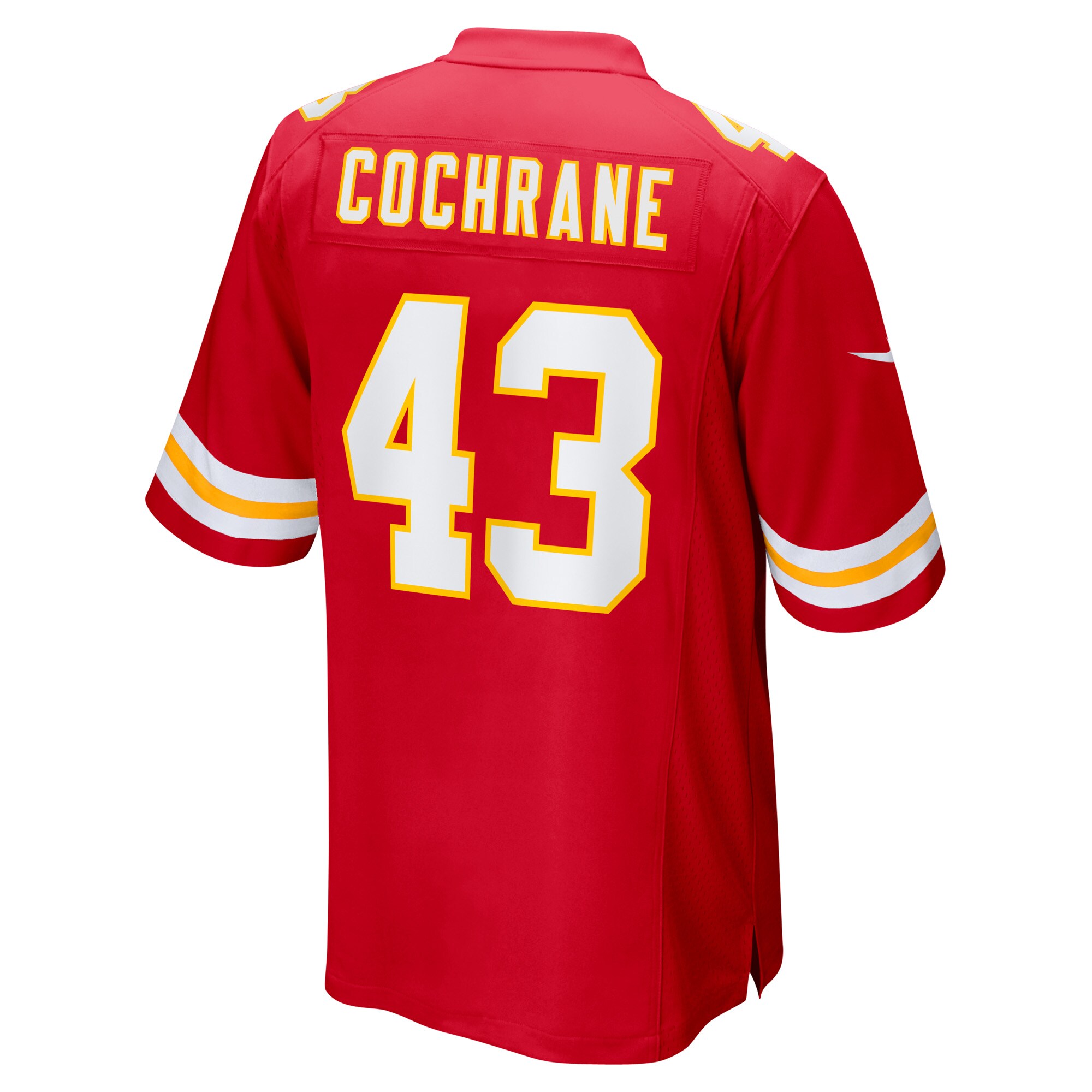 Jack Cochrane Kansas City Chiefs Nike Game Player Jersey – Red Clowdercats