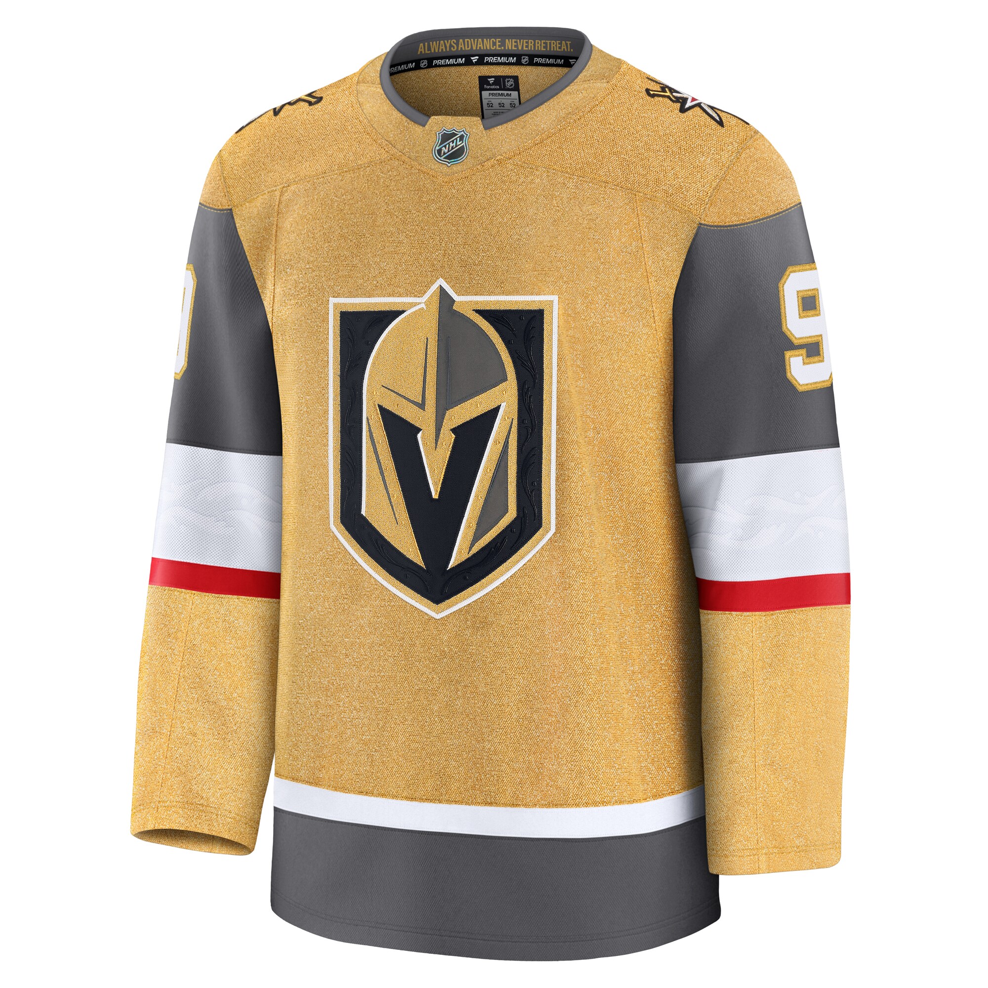 Jack Eichel Vegas Golden Knights Fanatics Home Premium Jersey – Gold Clowdercats