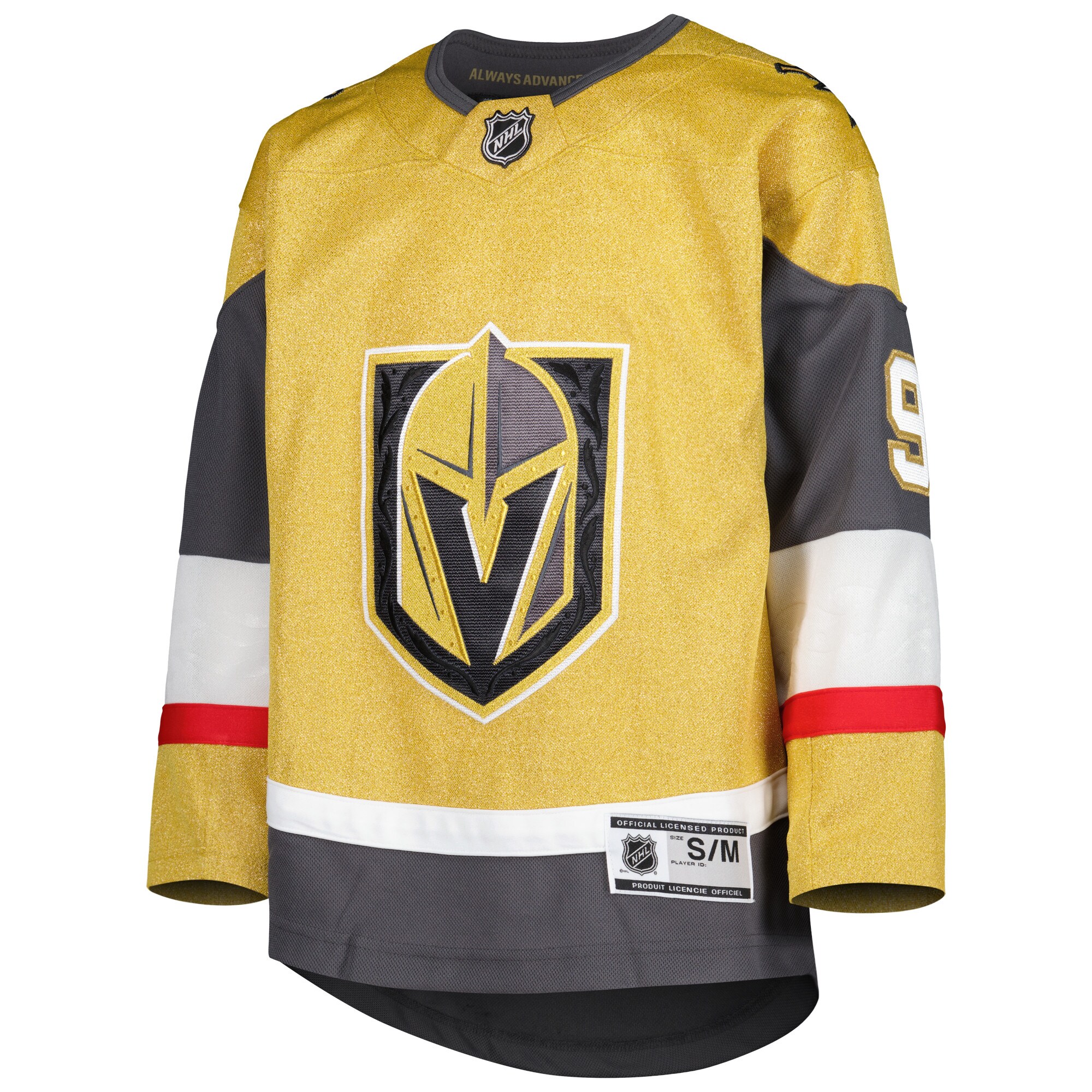 Jack Eichel Vegas Golden Knights Youth Home Premier Player Jersey – Gold Clowdercats