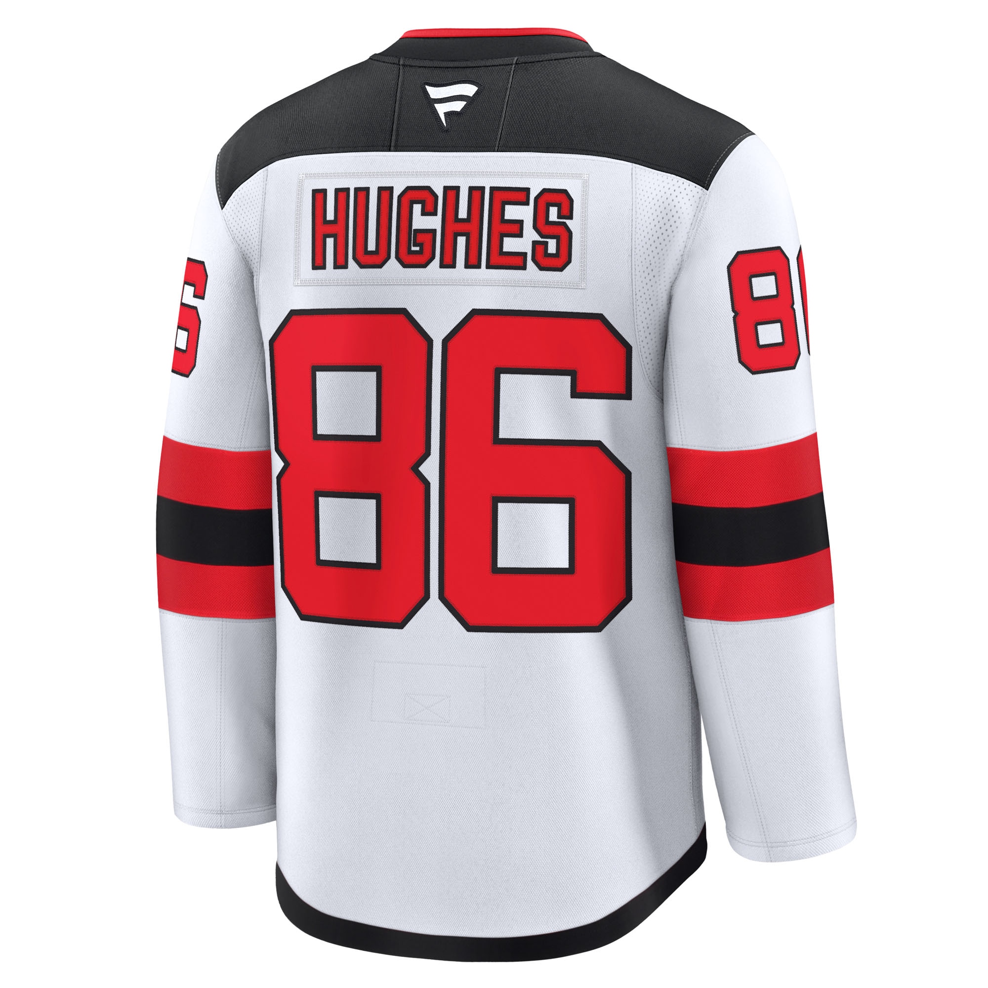 Jack Hughes New Jersey Devils Fanatics Away Premium Jersey – White Clowdercats