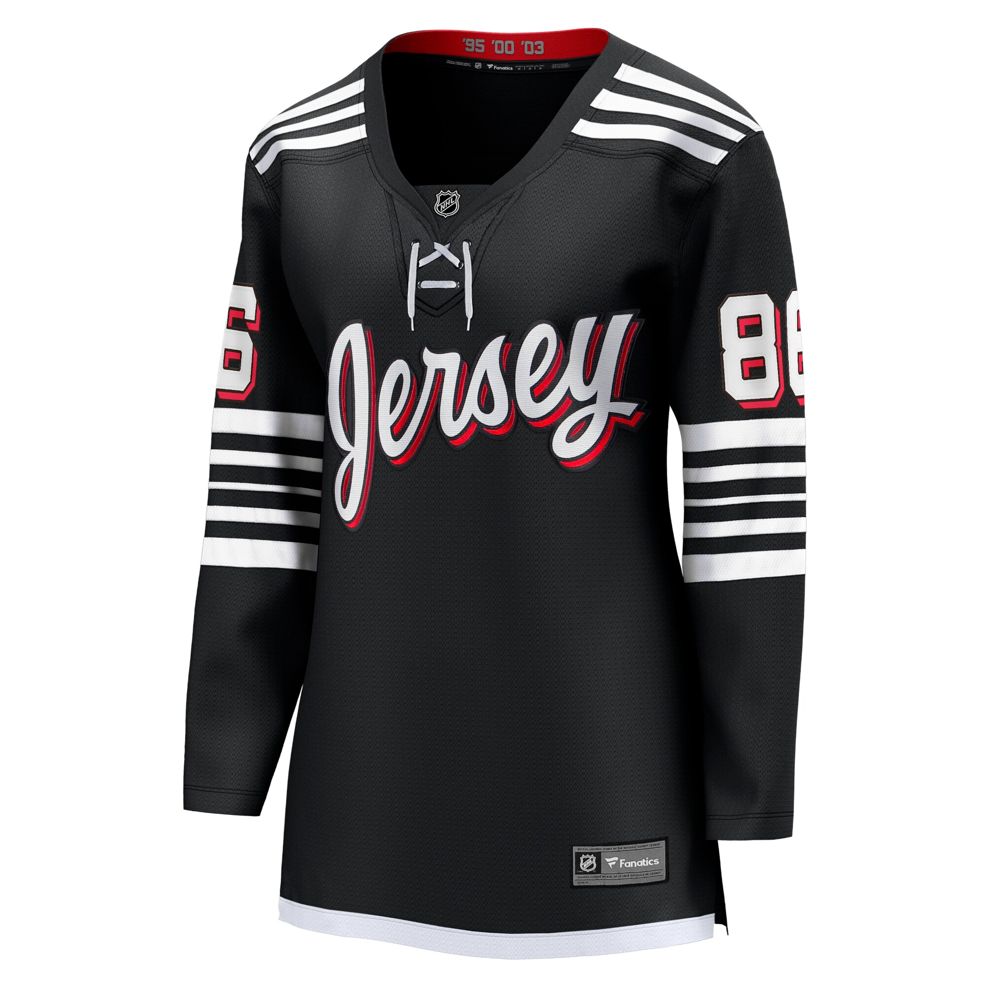 Jack Hughes New Jersey Devils Fanatics Women’s Alternate Breakaway Jersey – Black Clowdercats