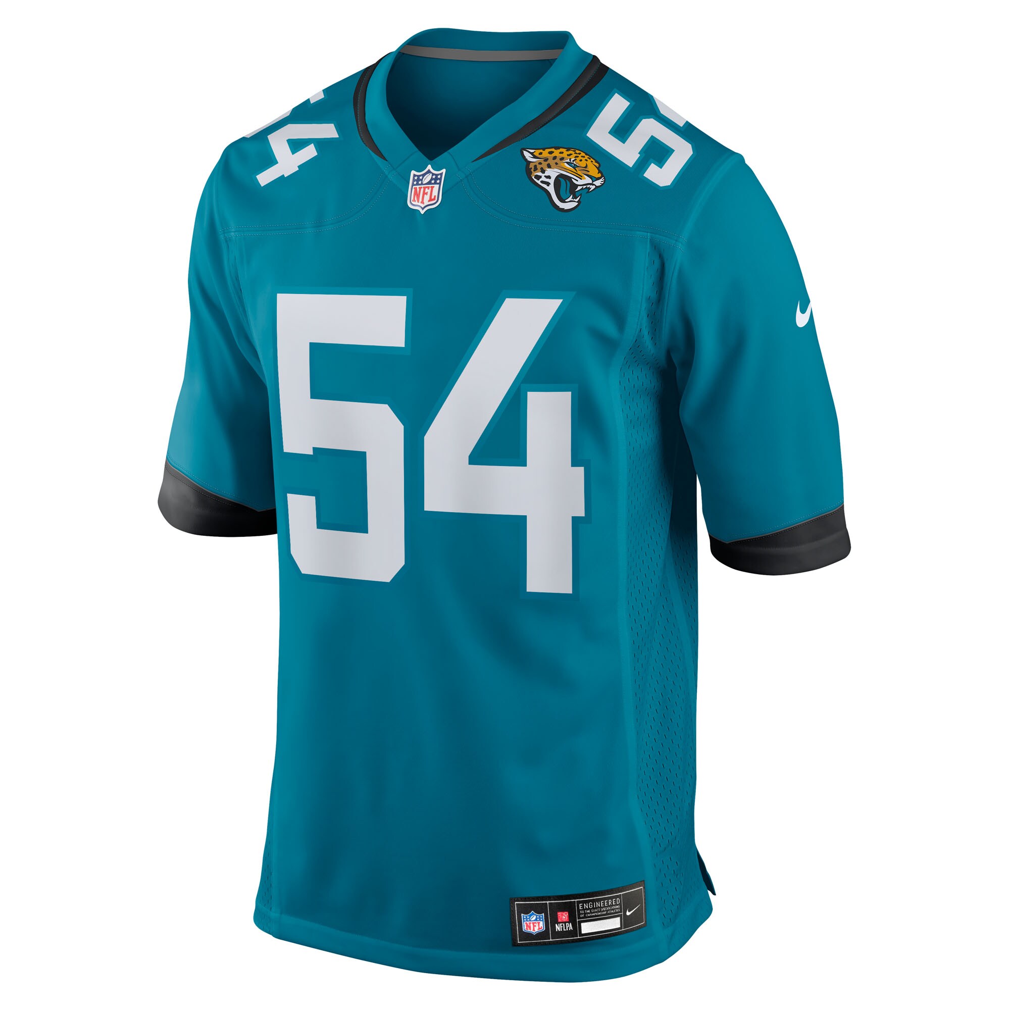 Jack Kiser Jacksonville Jaguars Nike Team Game Jersey – Teal Clowdercats
