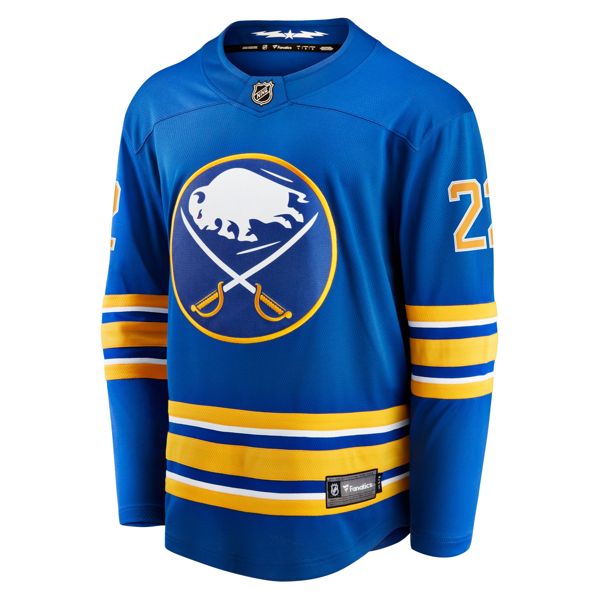 Jack Quinn Buffalo Sabres Fanatics Home Breakaway Jersey – Royal Clowdercats