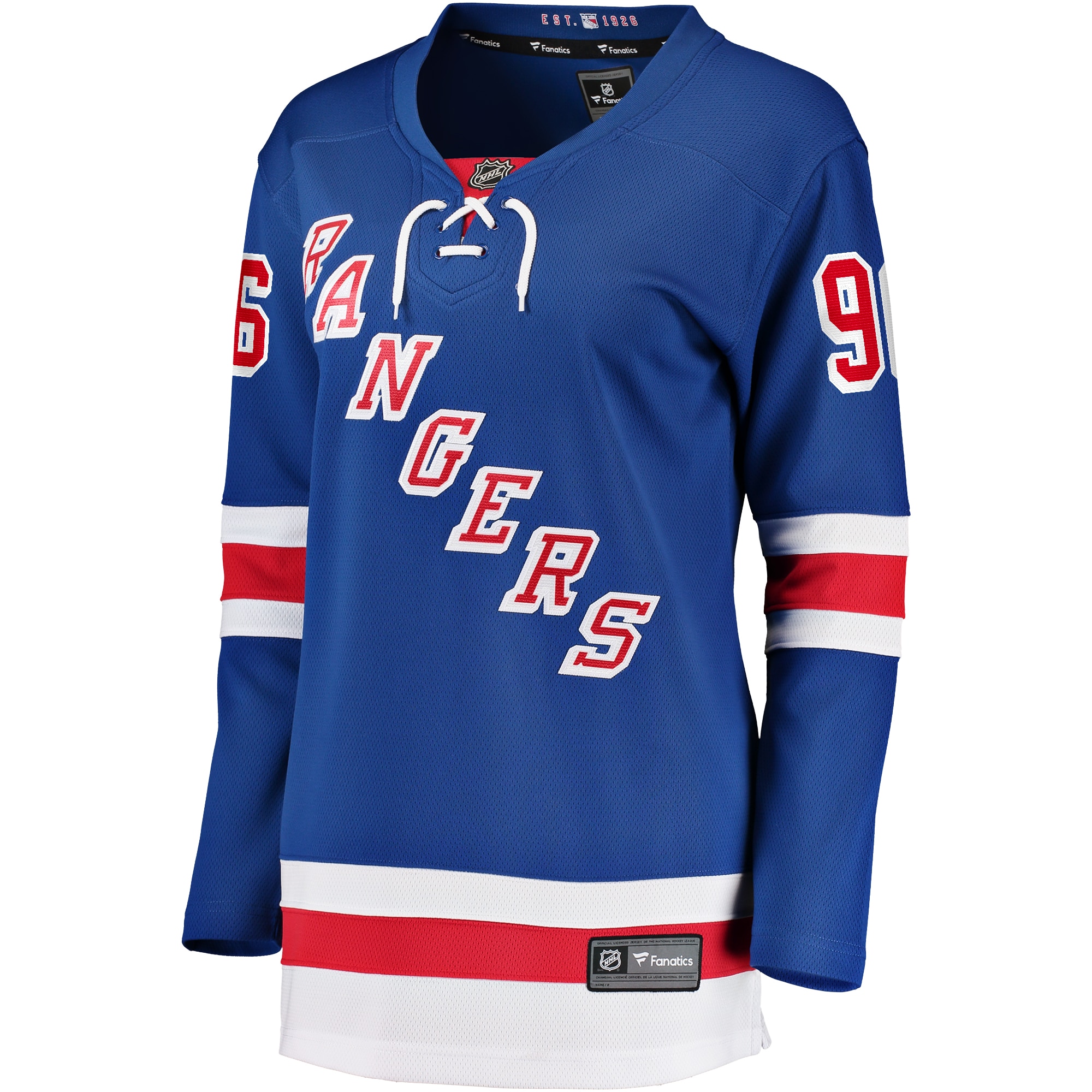 Jack Roslovic New York Rangers Fanatics Women’s Home Breakaway Player Jersey – Blue Clowdercats