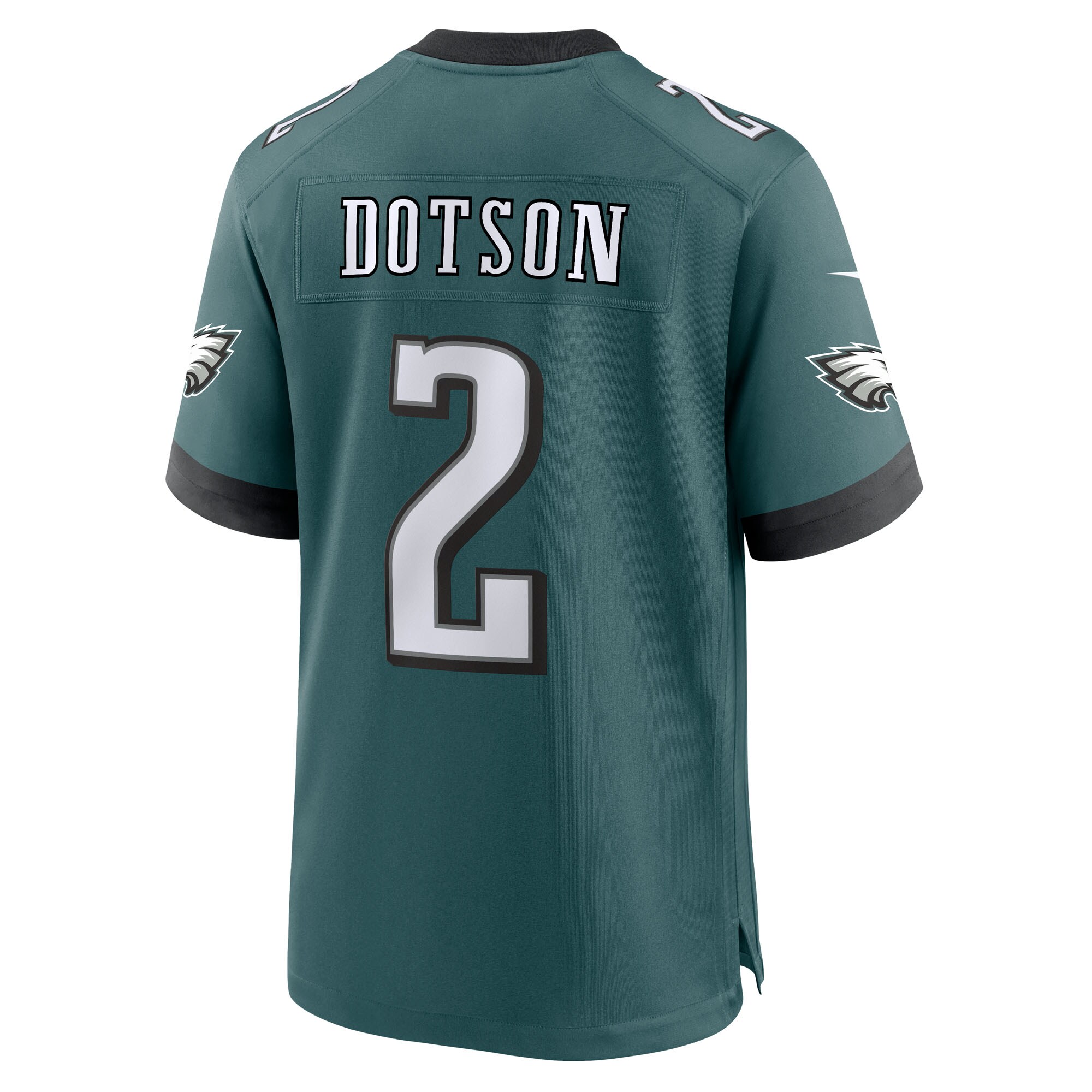 Jahan Dotson Philadelphia Eagles Nike Team Game Jersey – Midnight Green Clowdercats