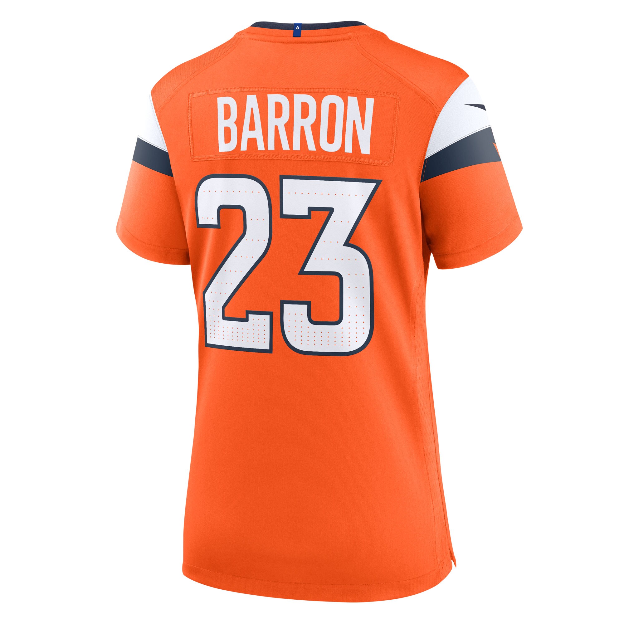 Jahdae Barron Denver Broncos Nike Women’s Team Game Jersey – Orange Clowdercats