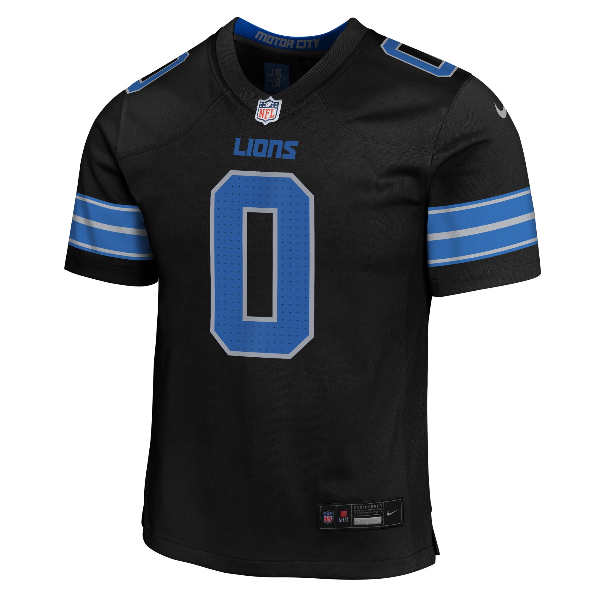 Jahmyr Gibbs Detroit Lions Nike Youth Game Jersey – Black Clowdercats