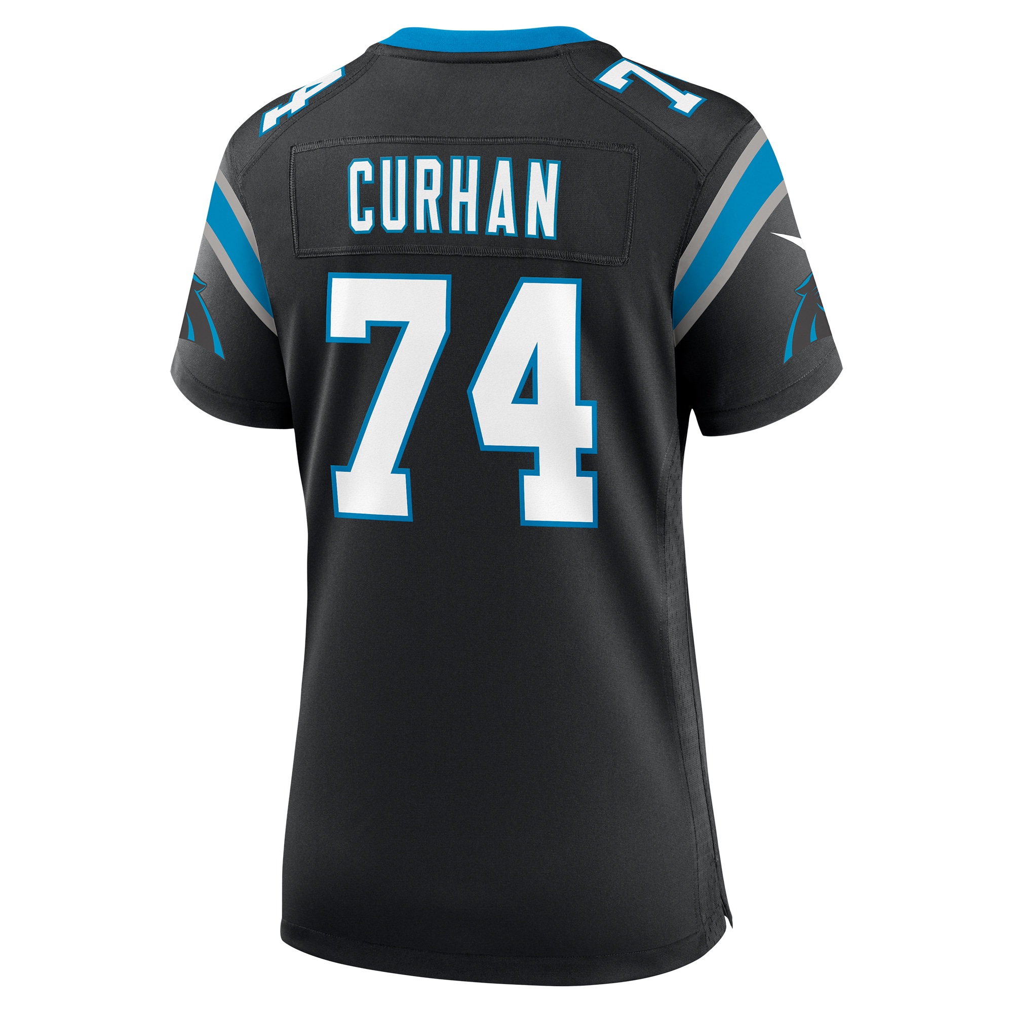 Jake Curhan Carolina Panthers Nike Women’s Team Game Jersey – Black Clowdercats