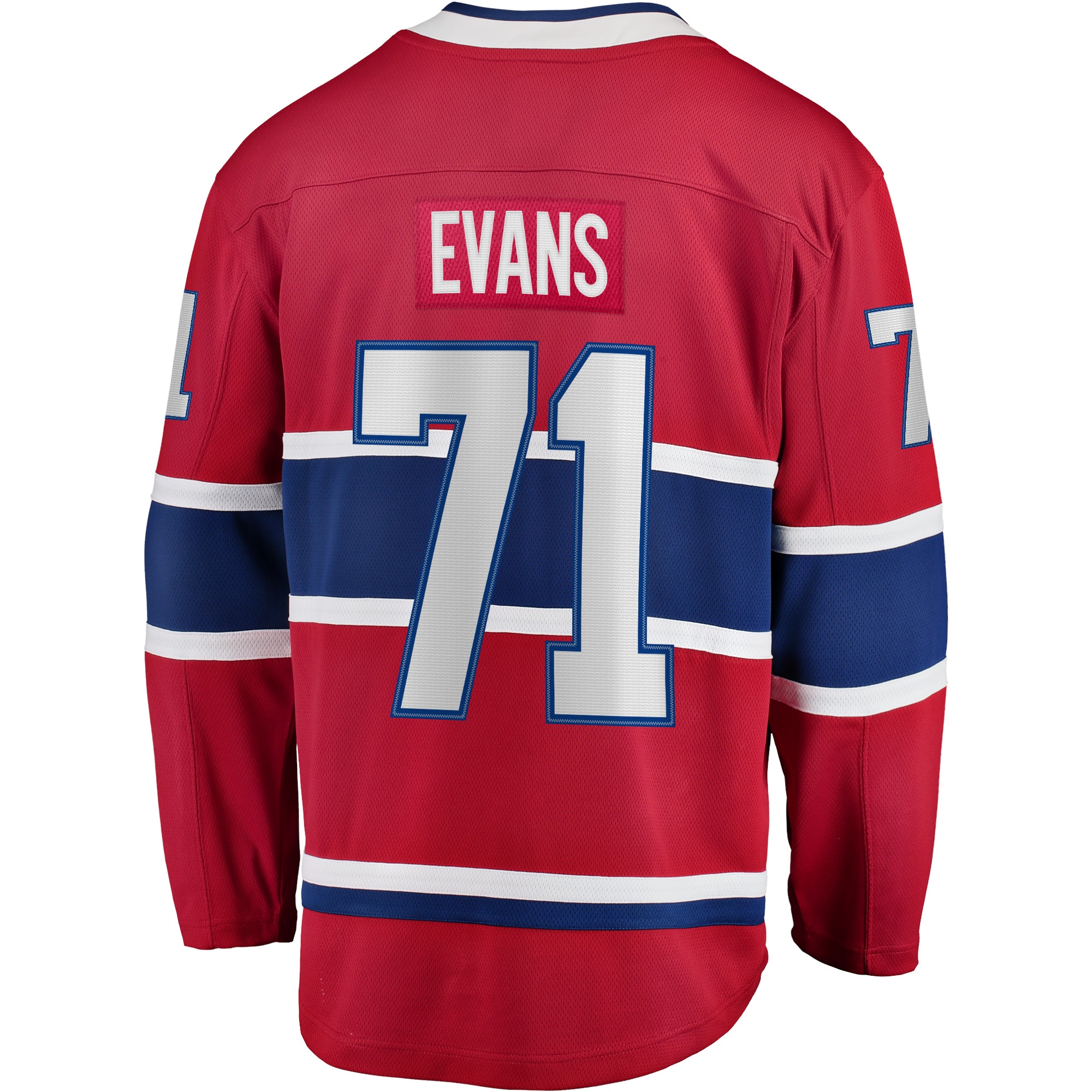 Jake Evans Montreal Canadiens Fanatics Home Breakaway Player Jersey – Red Clowdercats