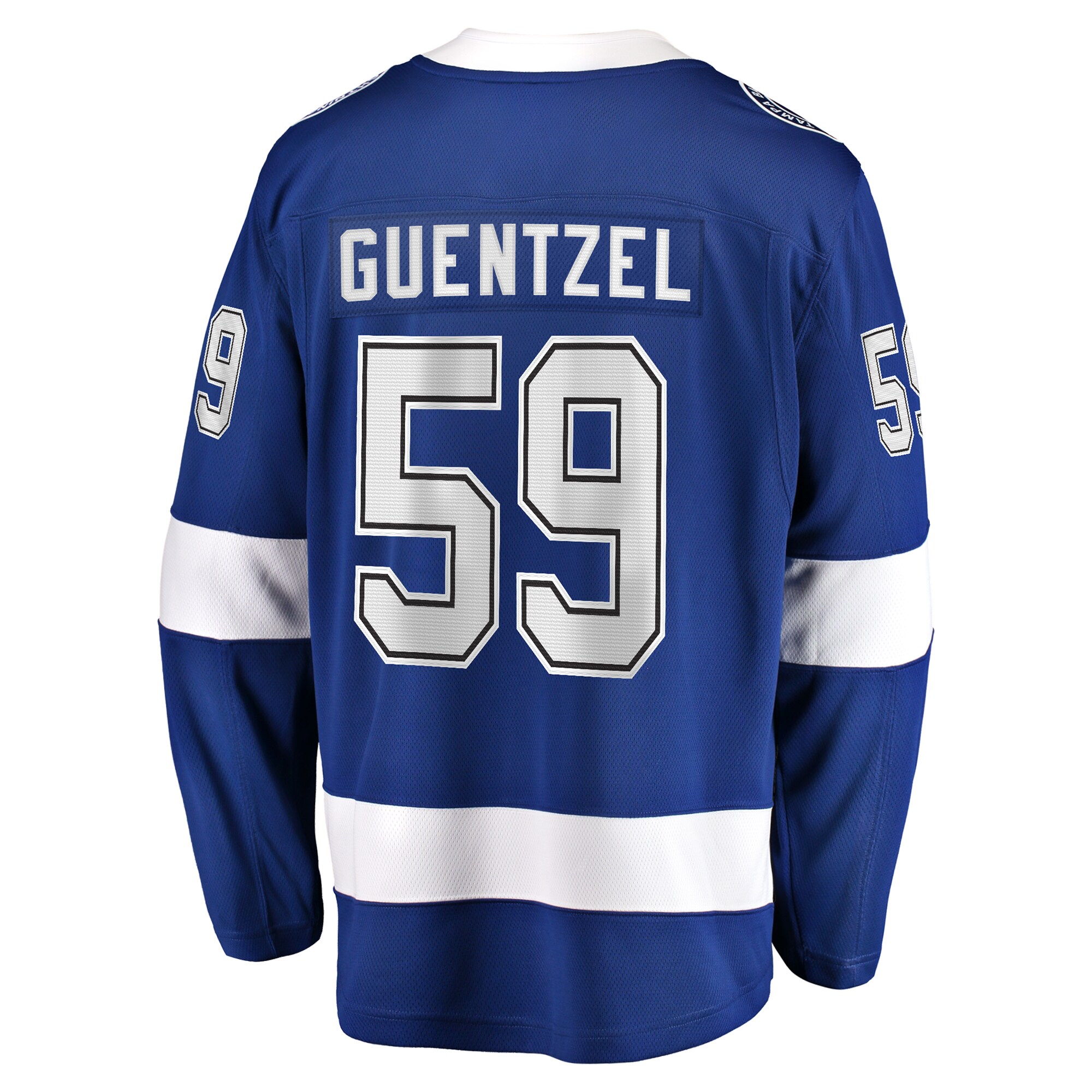 Jake Guentzel Tampa Bay Lightning Fanatics Home Premier Breakaway Player Jersey – Blue Clowdercats