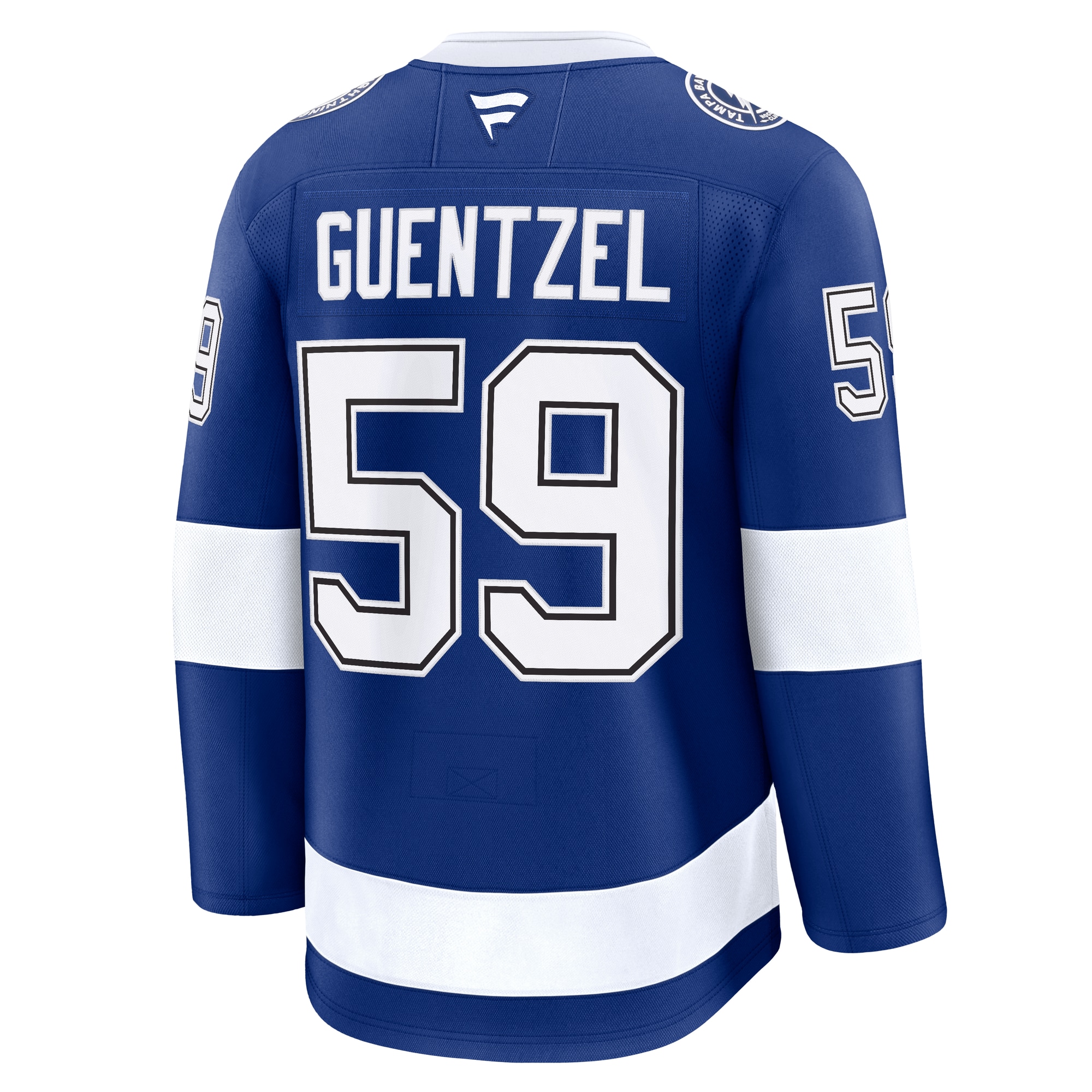 Jake Guentzel Tampa Bay Lightning Fanatics Home Premium Jersey – Blue Clowdercats