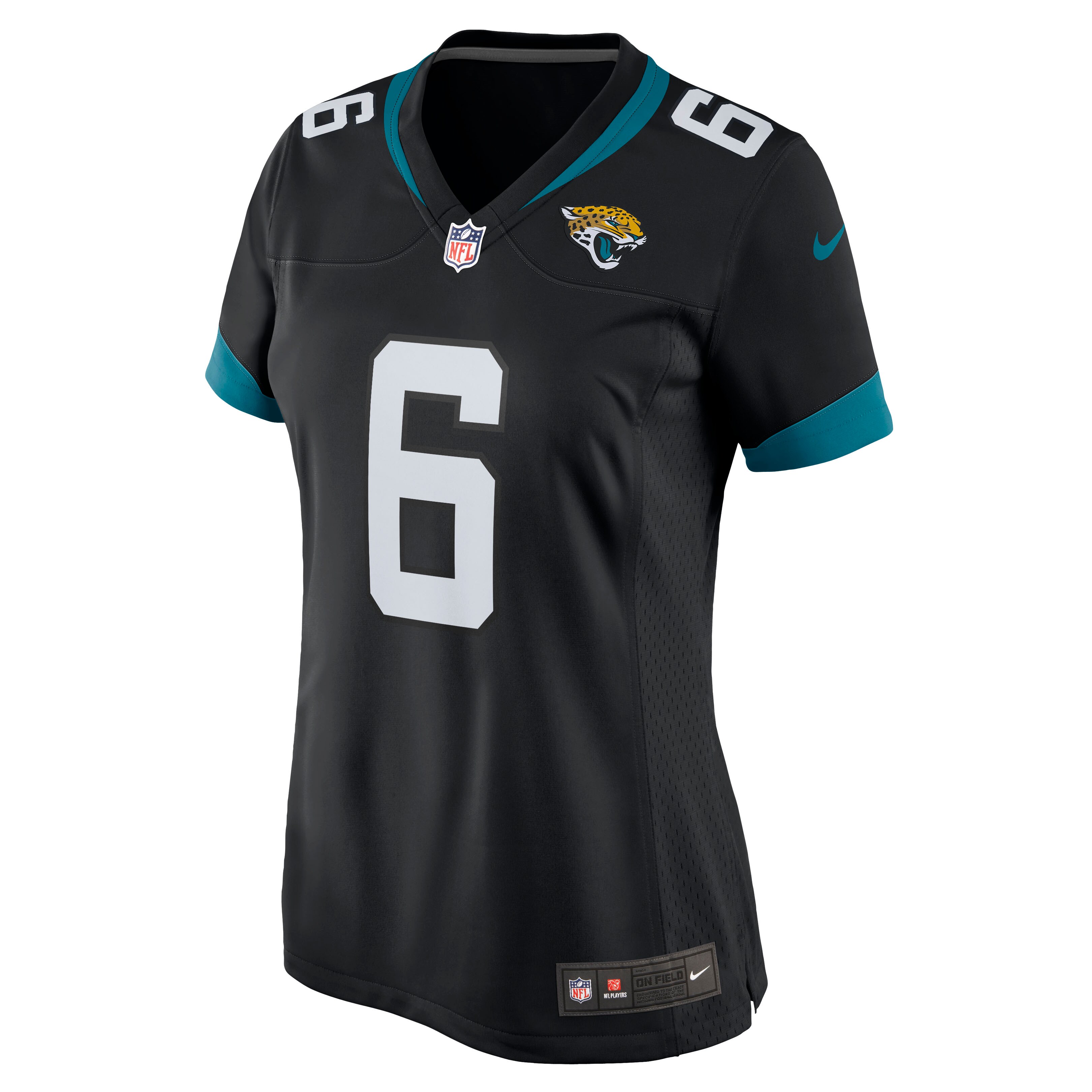 Jake Luton Jacksonville Jaguars Nike Women’s Game Jersey – Black Clowdercats