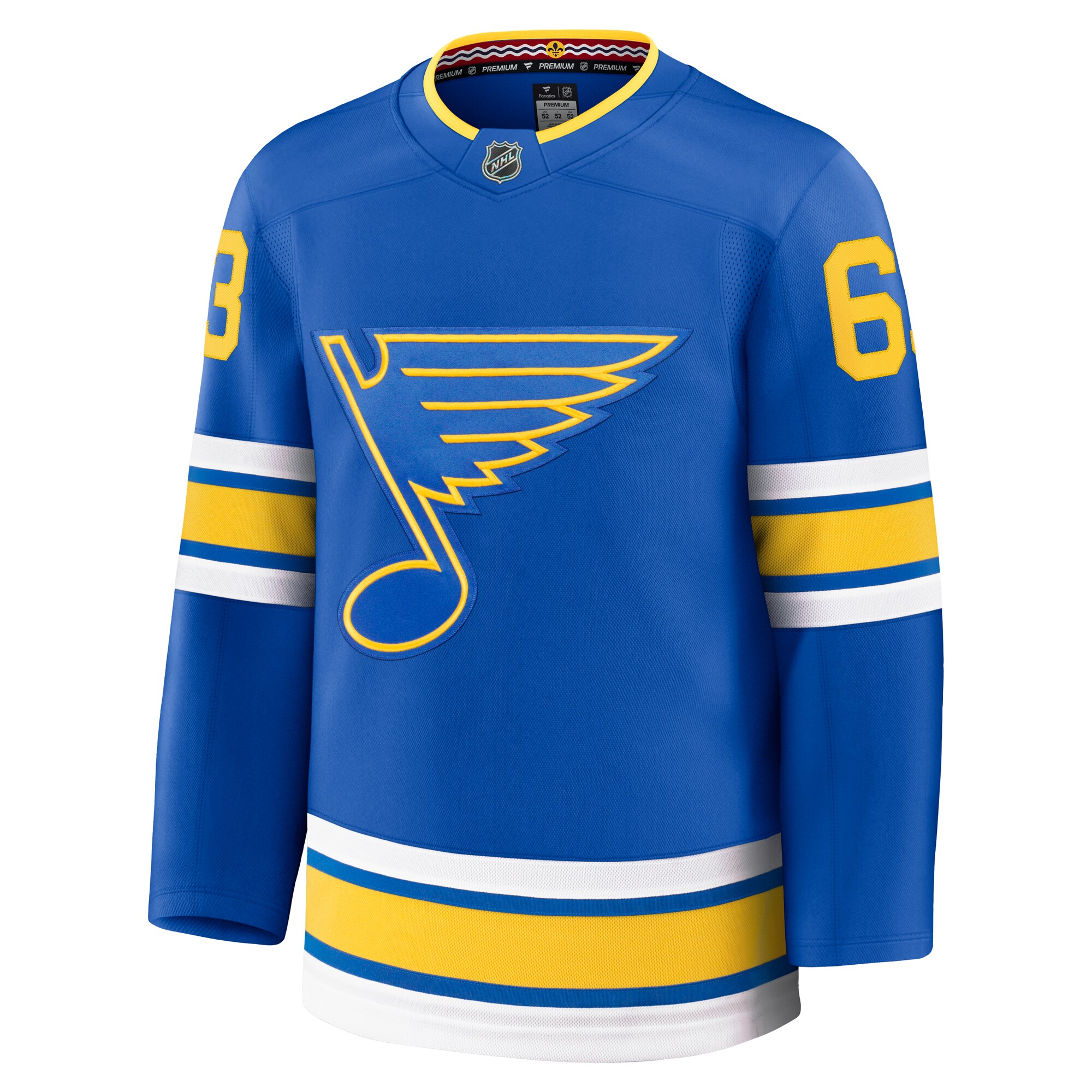 Jake Neighbours St. Louis Blues Fanatics Home Premium Jersey – Blue Clowdercats