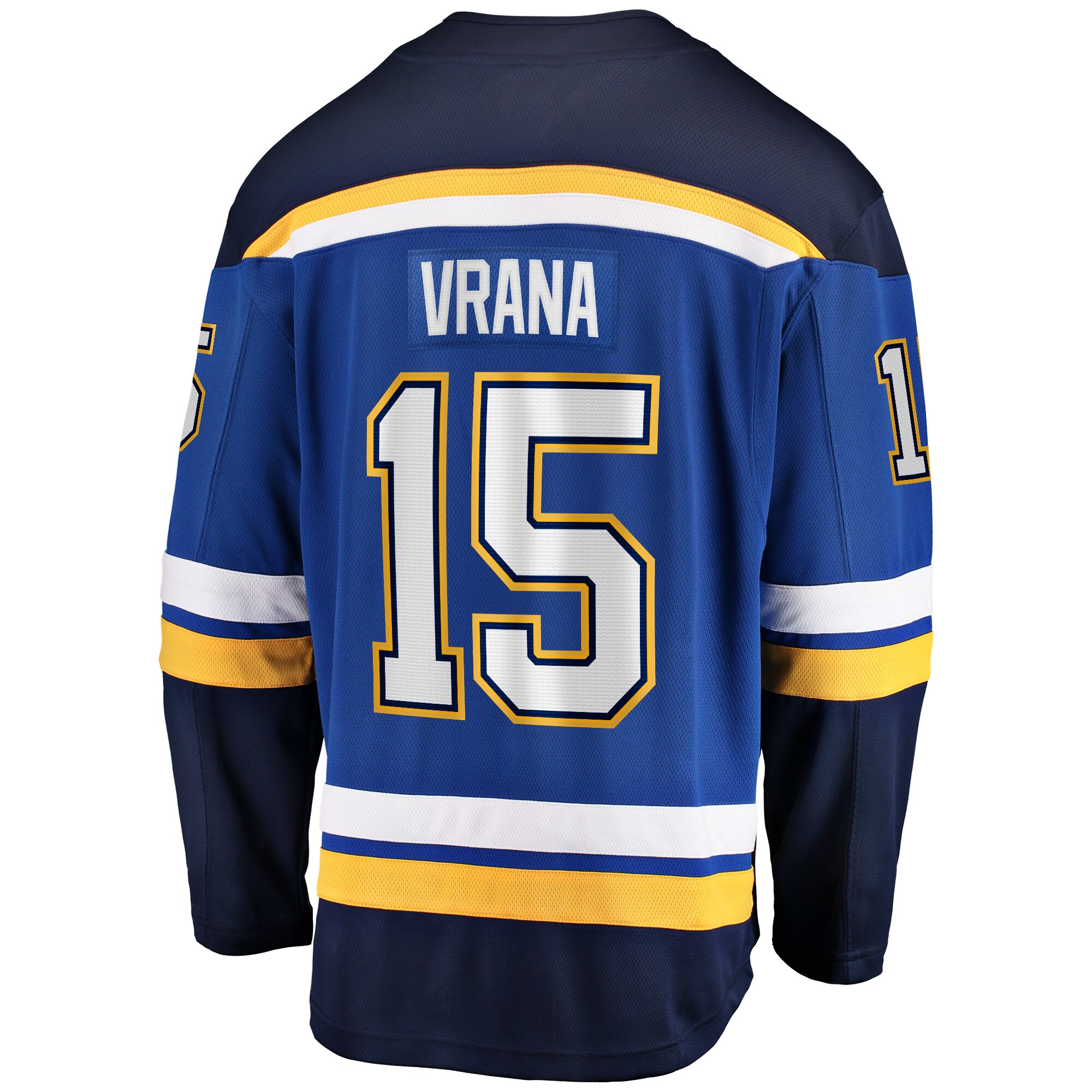 Jakub Vrana St. Louis Blues Fanatics Home Breakaway Jersey – Blue Clowdercats