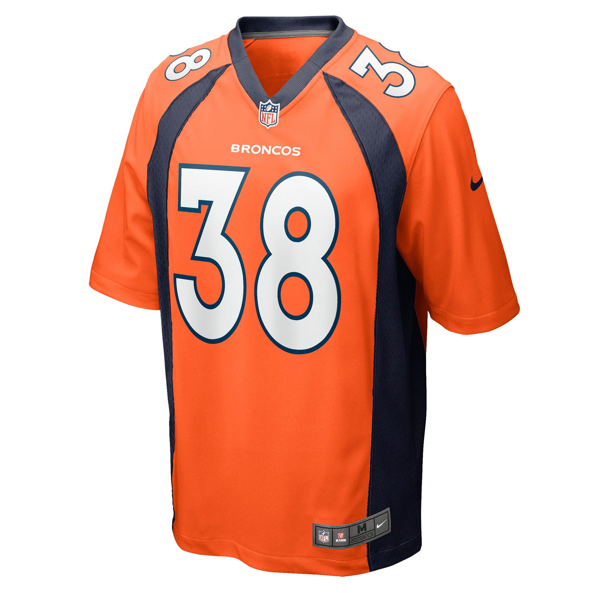 Jaleel McLaughlin Denver Broncos Nike Game Jersey – Orange Clowdercats
