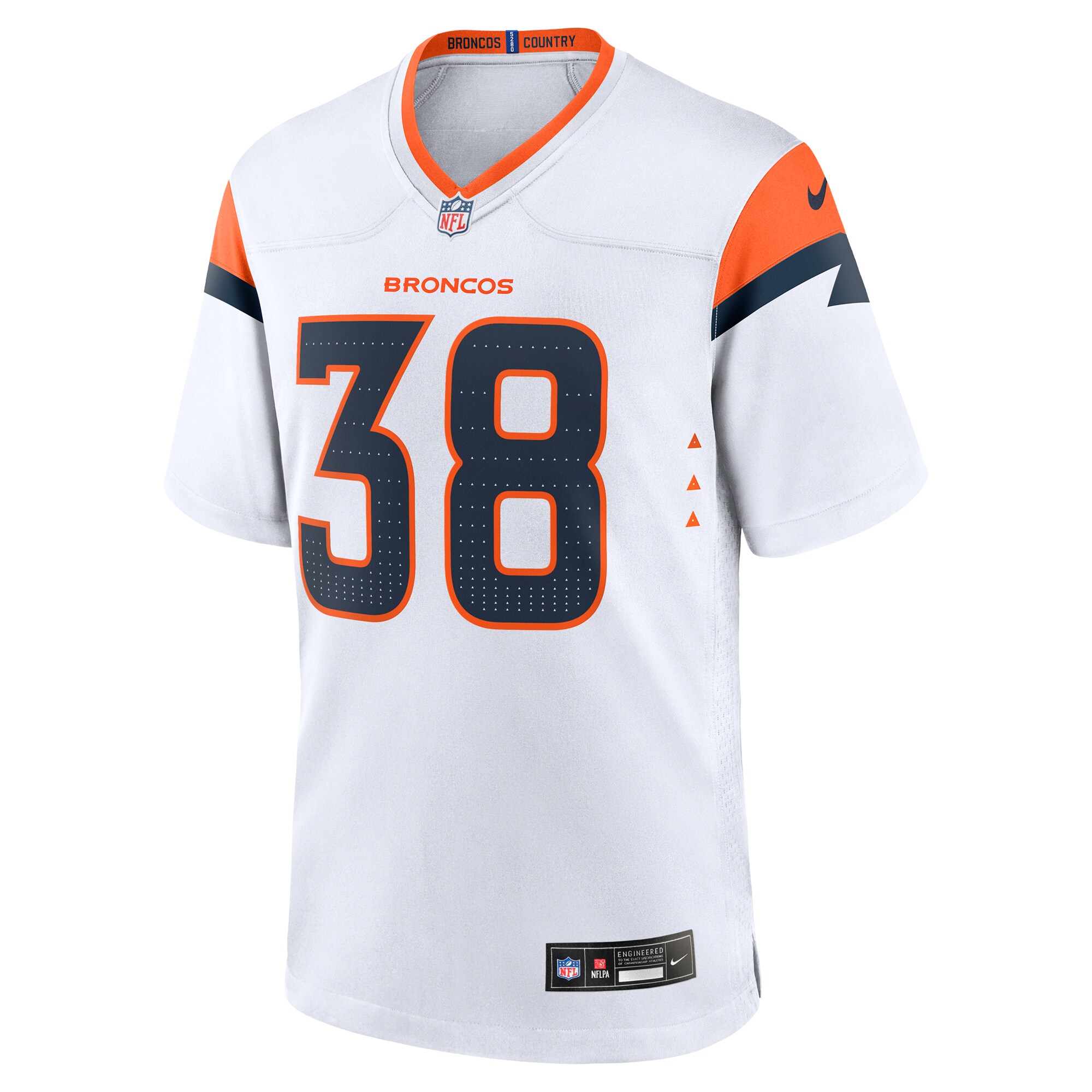 Jaleel McLaughlin Denver Broncos Nike Game Jersey – White Clowdercats
