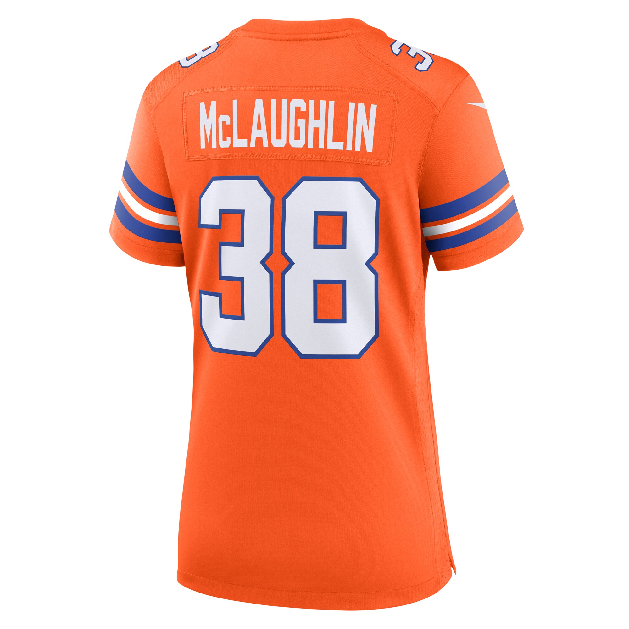 Jaleel McLaughlin Denver Broncos Nike Women’s Mile High Collection 1977 Throwback Player Game Jersey – Orange Clowdercats
