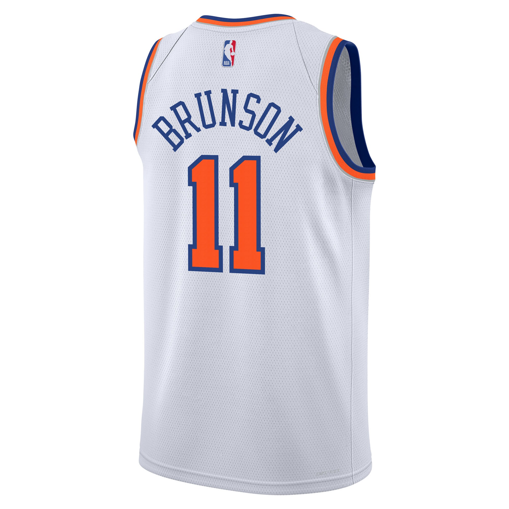 Jalen Brunson New York Knicks Nike Youth Association Swingman Jersey – White Clowdercats