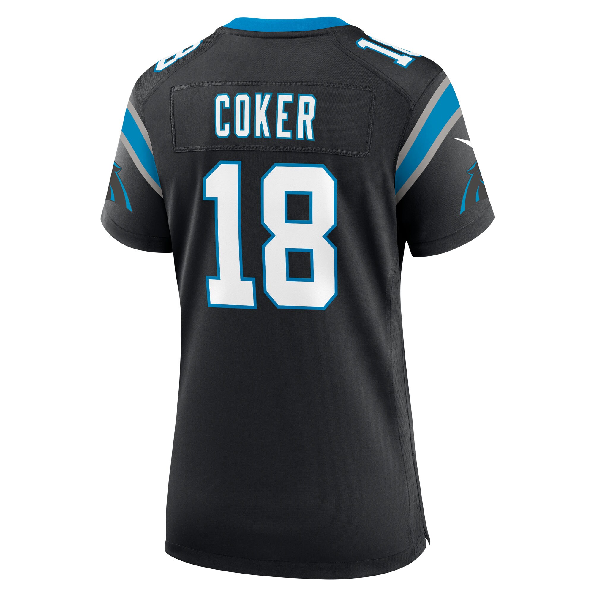 Jalen Coker Carolina Panthers Nike Women’s Team Game Jersey – Black Clowdercats
