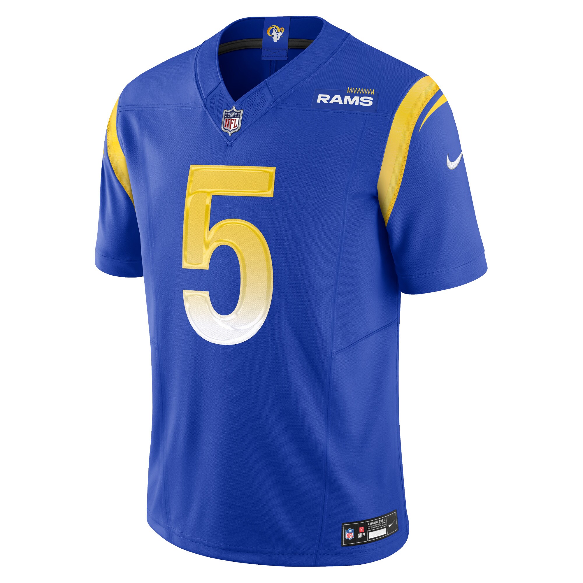 Jalen Ramsey Los Angeles Rams Nike Vapor F.U.S.E. Limited Jersey – Royal Clowdercats