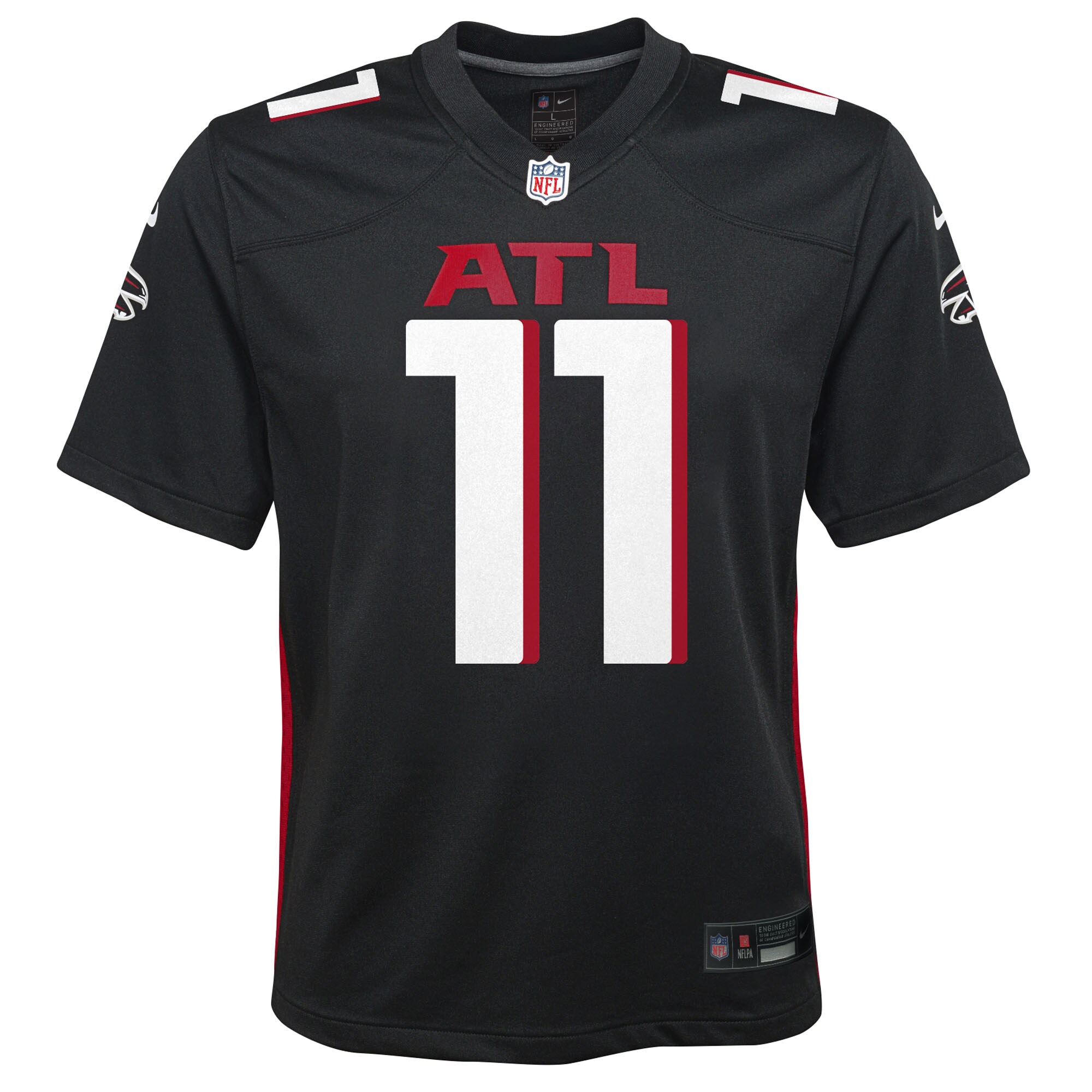 Jalon Walker Atlanta Falcons Nike Youth Team Game Jersey – Black Clowdercats