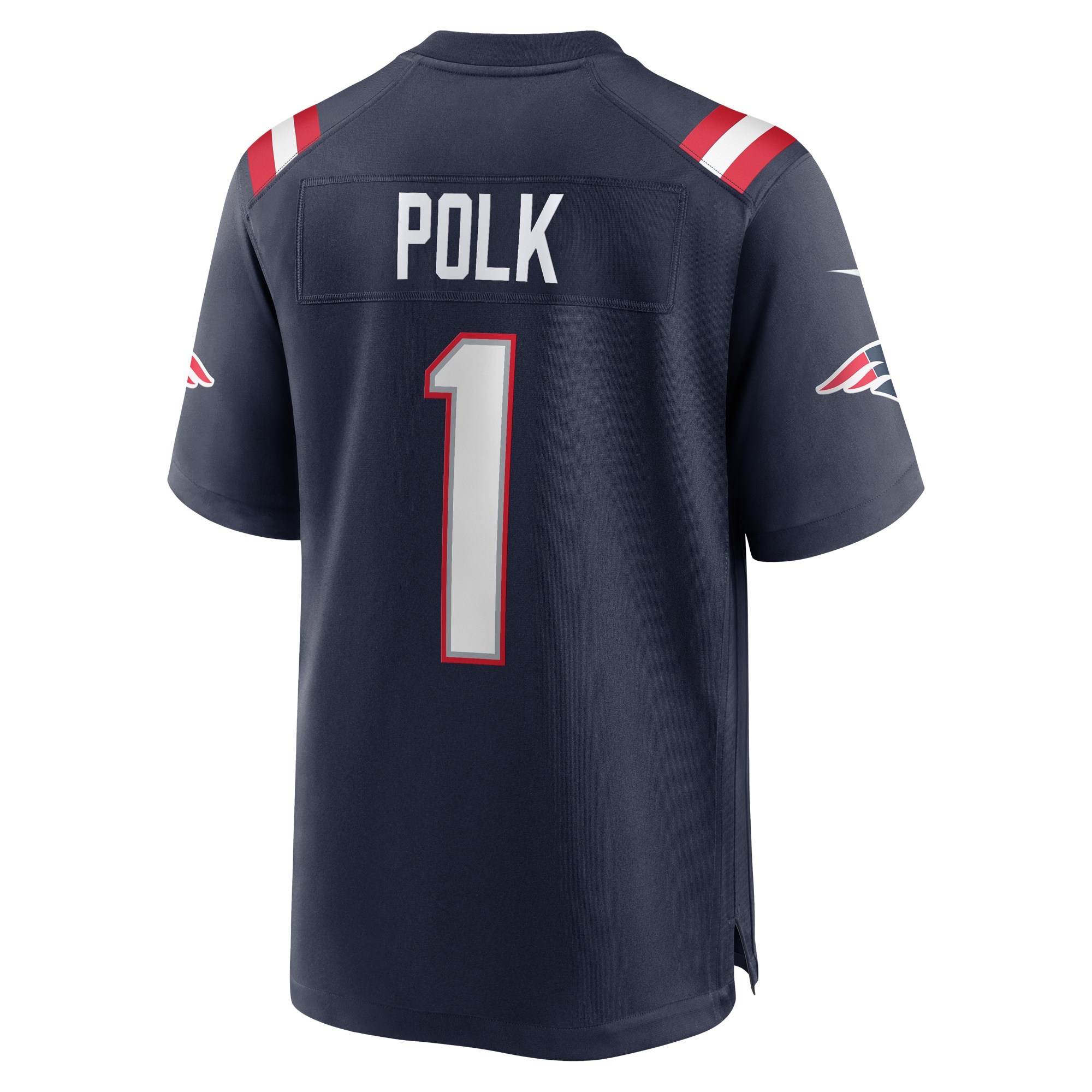 Ja’Lynn Polk New England Patriots Nike Team Game Jersey – Navy Clowdercats
